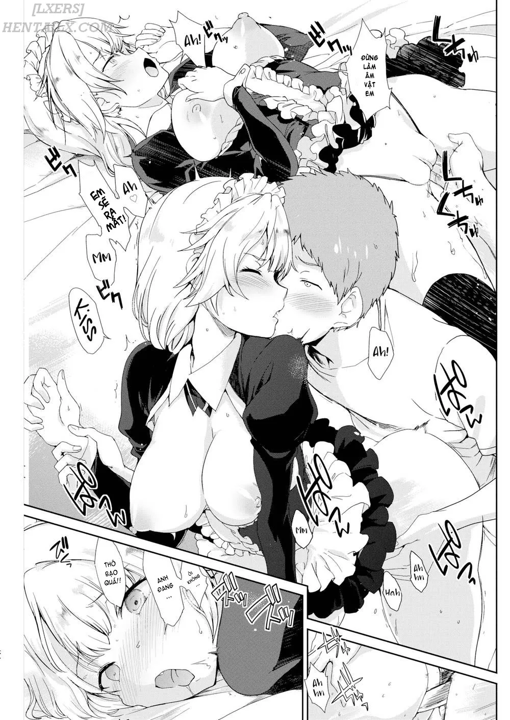 HentaiVN.net - Ảnh 13 - Mienai Tokoro De (Trọn bộ) [Looking Forward To...; Being in Japan Makes Chris Naughty; Being Spoiled is Okay; Below the Surface; Sudden Girlfriend; Cherry Picking; Girlfriend Switch; Boyfriend Switch] - Chap 2: Being in Japan Makes Chris Naughty