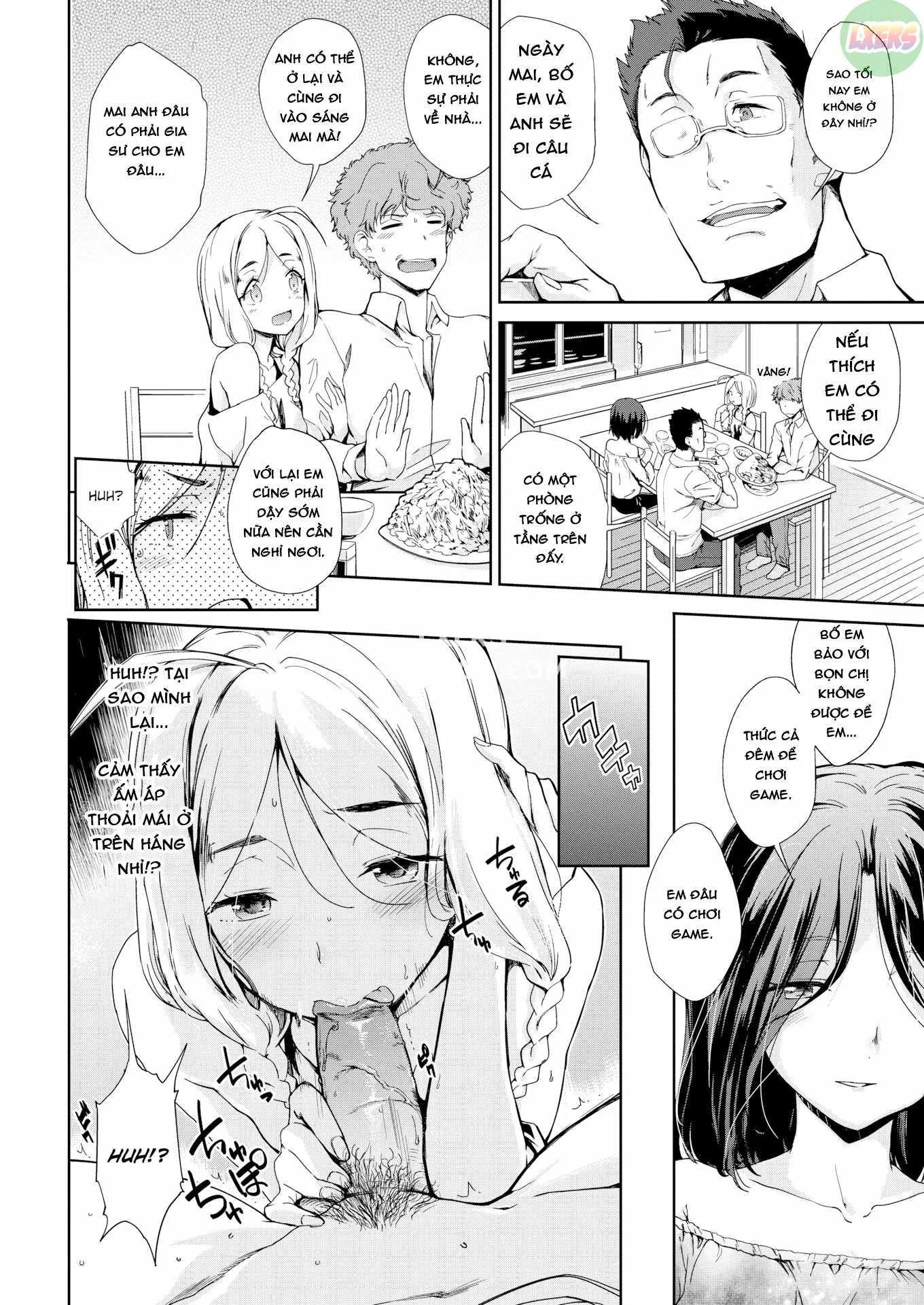 HentaiVN.net - Ảnh 15 - Mienai Tokoro De (Trọn bộ) [Looking Forward To...; Being in Japan Makes Chris Naughty; Being Spoiled is Okay; Below the Surface; Sudden Girlfriend; Cherry Picking; Girlfriend Switch; Boyfriend Switch] - Chap 3: Tutor ~Home Extortion~