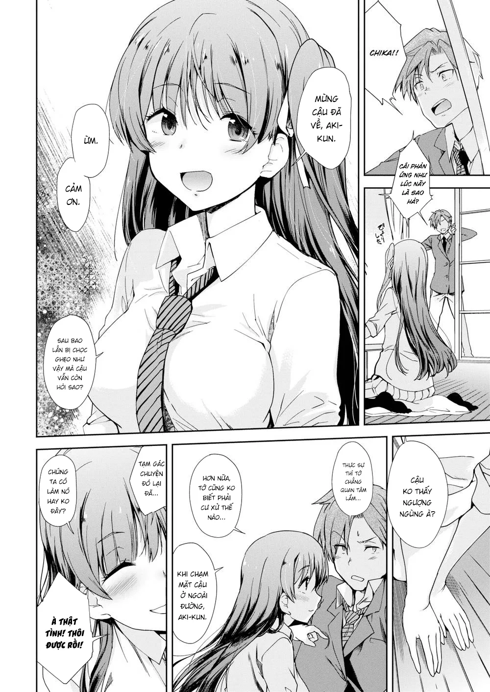 HentaiVN.net - Ảnh 4 - Mienai Tokoro De (Trọn bộ) [Looking Forward To...; Being in Japan Makes Chris Naughty; Being Spoiled is Okay; Below the Surface; Sudden Girlfriend; Cherry Picking; Girlfriend Switch; Boyfriend Switch] - Chap 5: Below the Surface