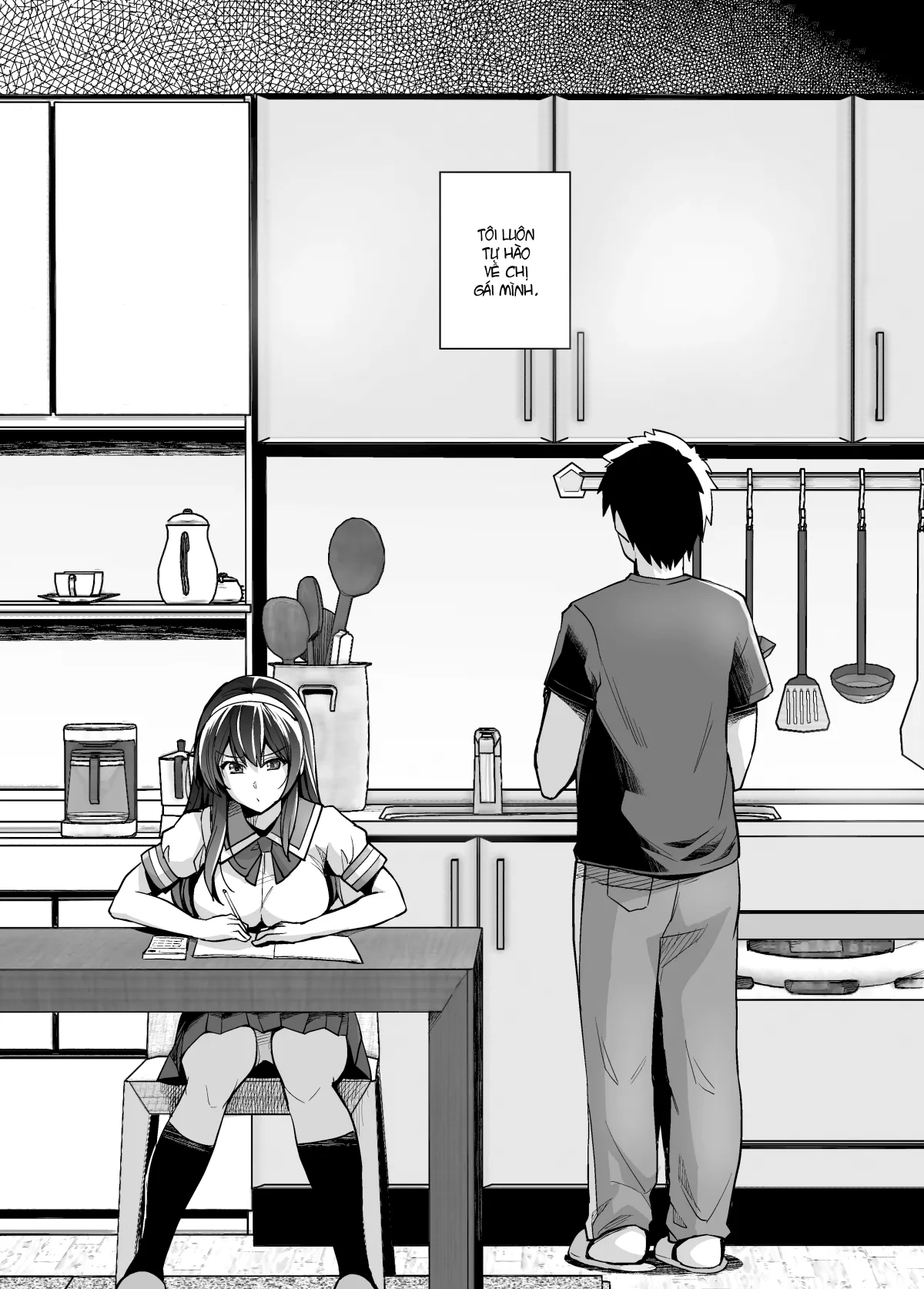 HentaiVN.net - Ảnh 3 - Ane wa Oyaji ni Dakareteru [My Sister Sleeps With My Dad] - Chap 1
