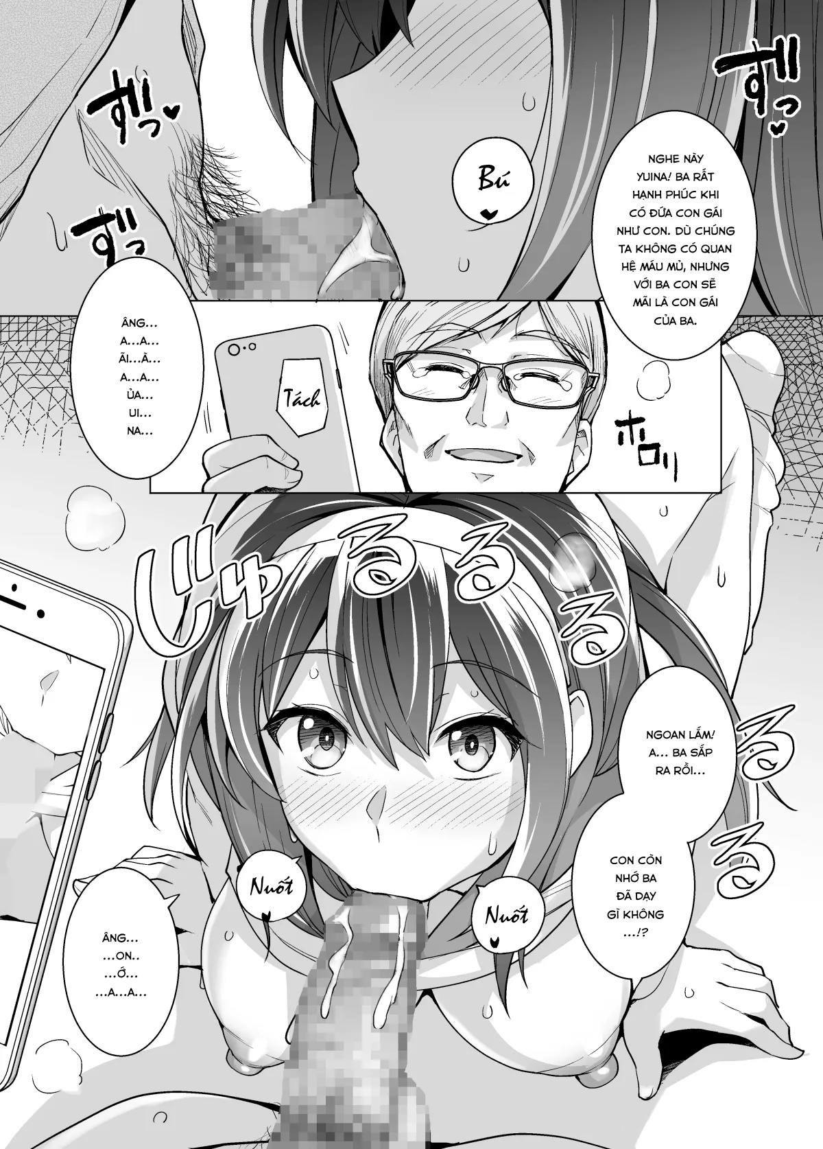 HentaiVN.net - Ảnh 41 - Ane wa Oyaji ni Dakareteru [My Sister Sleeps With My Dad] - Chap 1