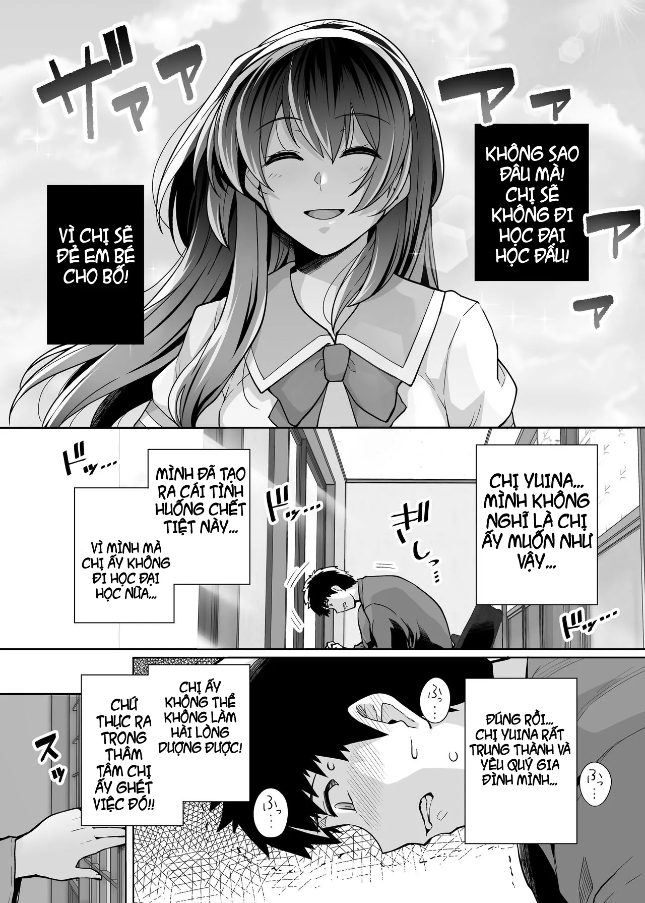 HentaiVN.net - Ảnh 35 - Ane wa Oyaji ni Dakareteru [My Sister Sleeps With My Dad] - Chap 2