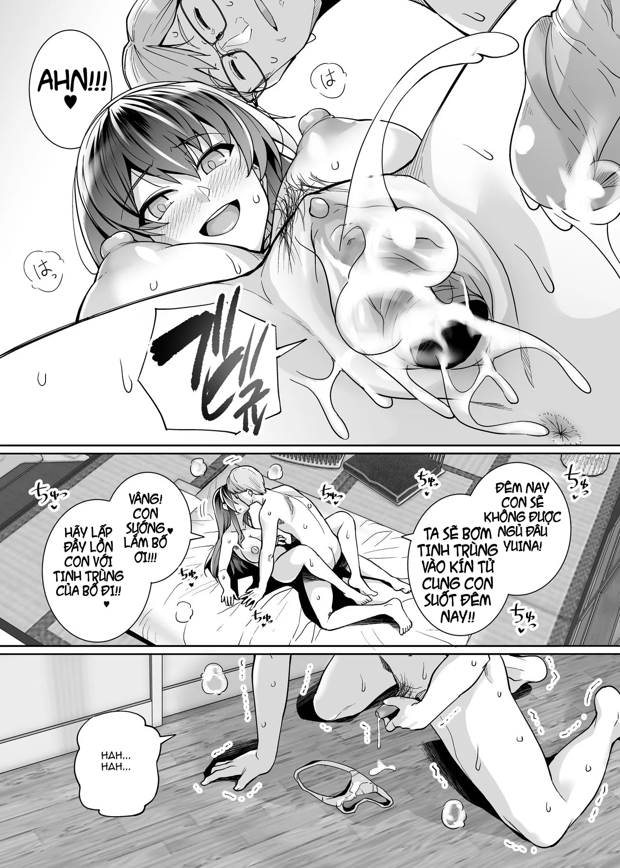 HentaiVN.net - Ảnh 51 - Ane wa Oyaji ni Dakareteru [My Sister Sleeps With My Dad] - Chap 2