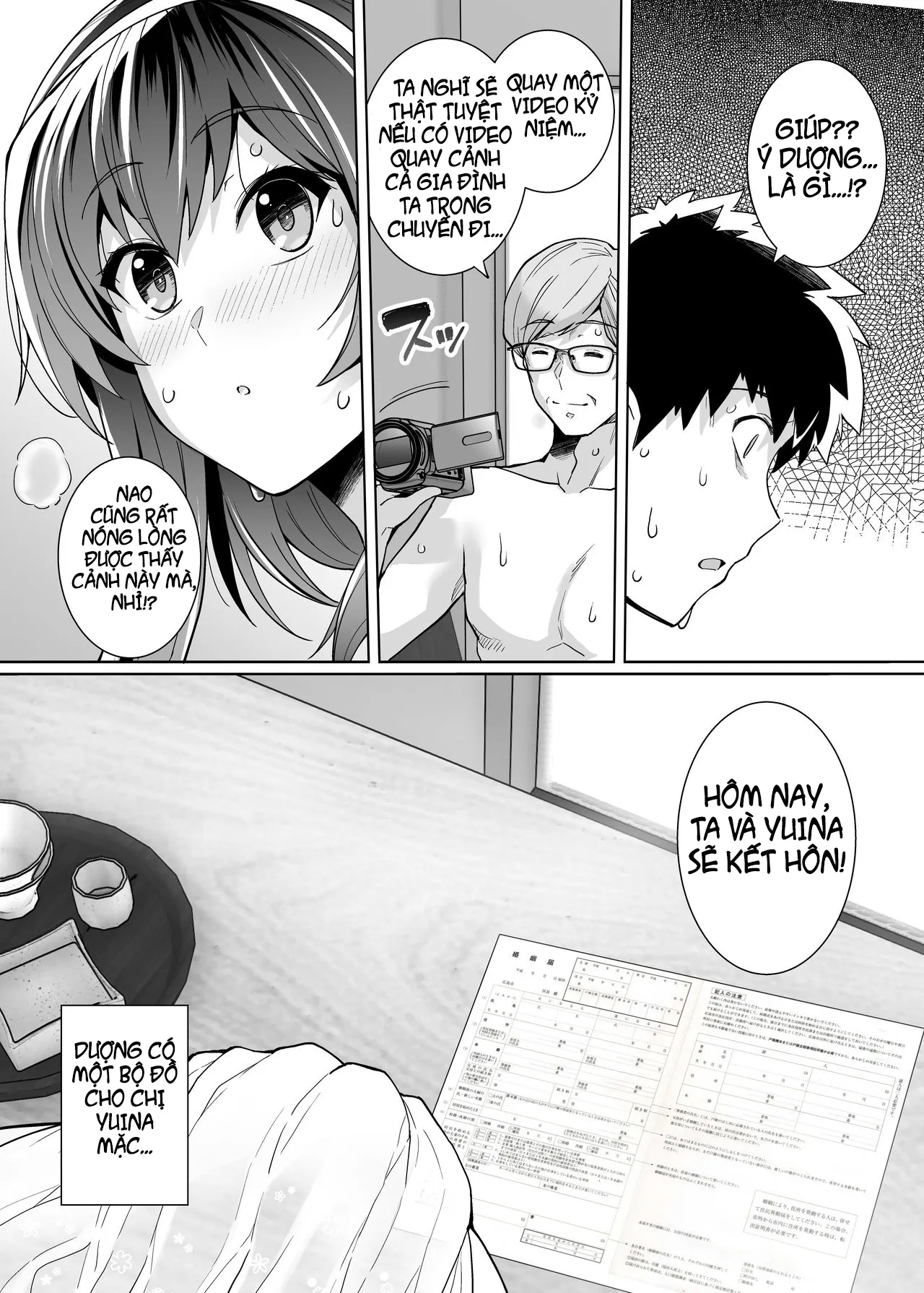 HentaiVN.net - Ảnh 57 - Ane wa Oyaji ni Dakareteru [My Sister Sleeps With My Dad] - Chap 2