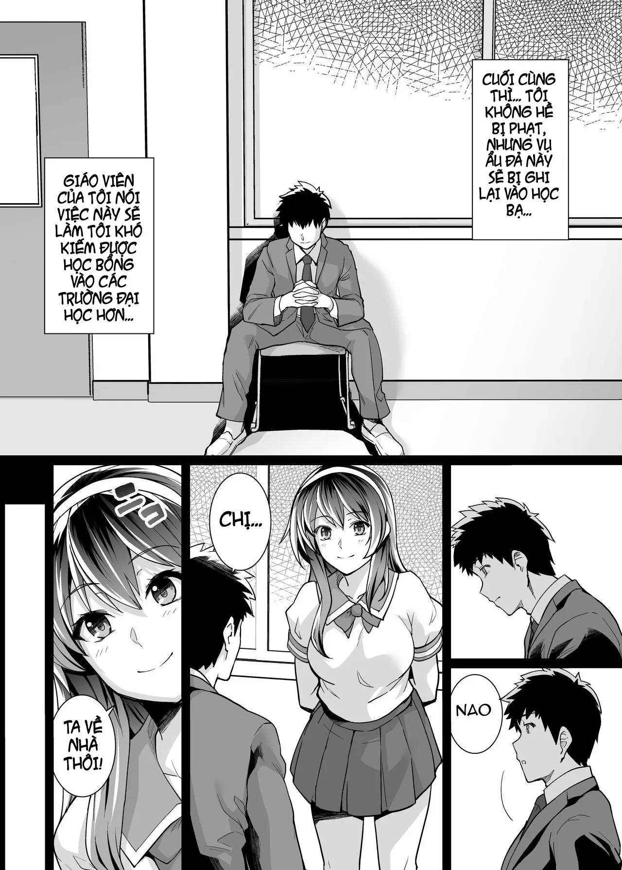HentaiVN.net - Ảnh 9 - Ane wa Oyaji ni Dakareteru [My Sister Sleeps With My Dad] - Chap 2