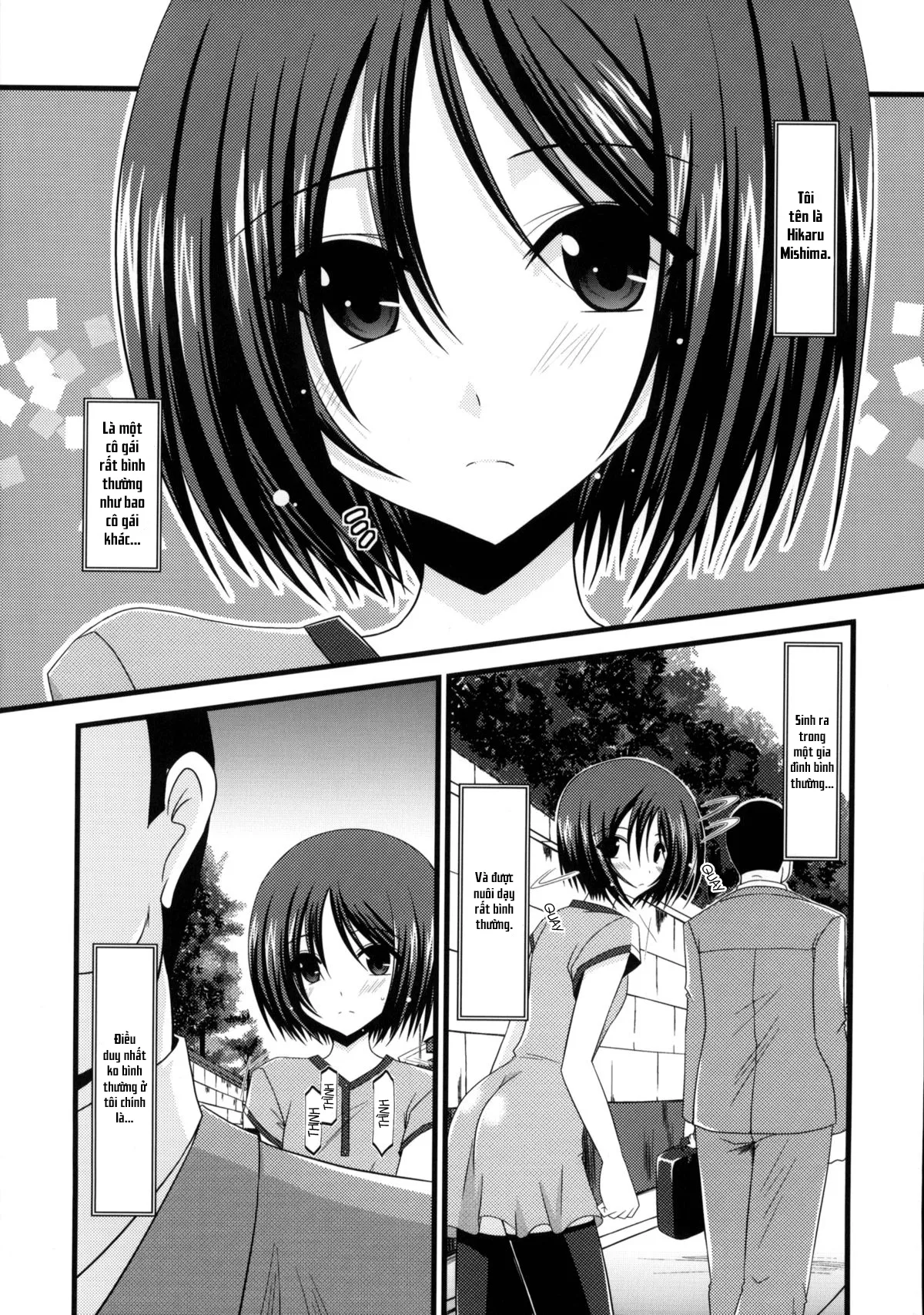 HentaiVN.net - Ảnh 3 - Cô gái thích khoả thân - Chap 11 (hết) [Roshutsu Shoujo Yuugi] - Chap 1