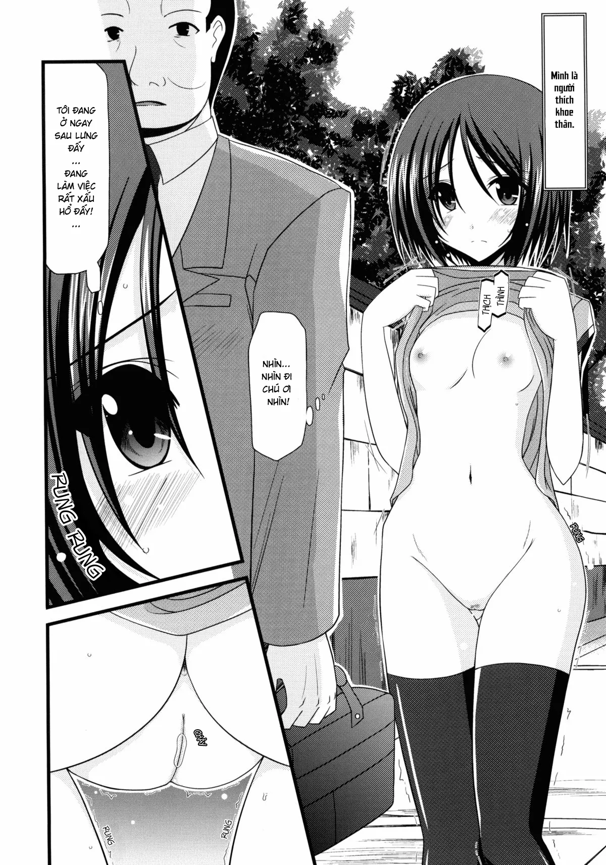 HentaiVN.net - Ảnh 4 - Cô gái thích khoả thân - Chap 11 (hết) [Roshutsu Shoujo Yuugi] - Chap 1