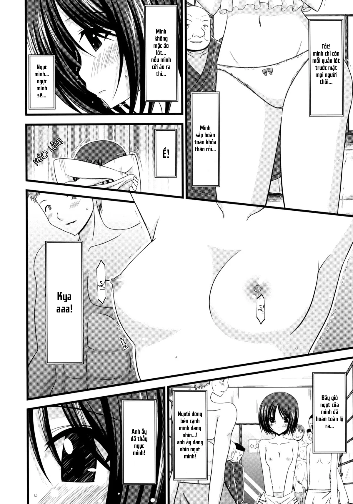 HentaiVN.net - Ảnh 8 - Cô gái thích khoả thân - Chap 11 (hết) [Roshutsu Shoujo Yuugi] - Chap 1