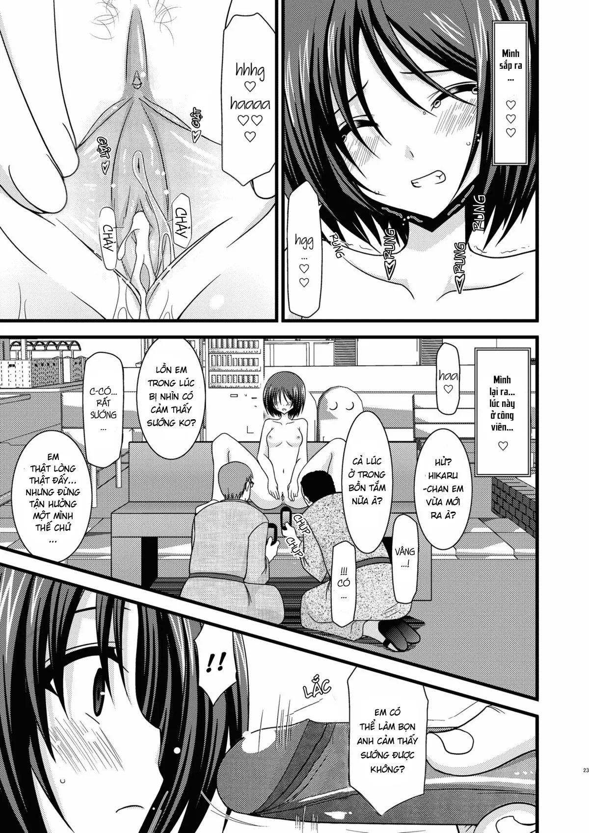 HentaiVN.net - Ảnh 21 - Cô gái thích khoả thân - Chap 11 (hết) [Roshutsu Shoujo Yuugi] - Chap 2