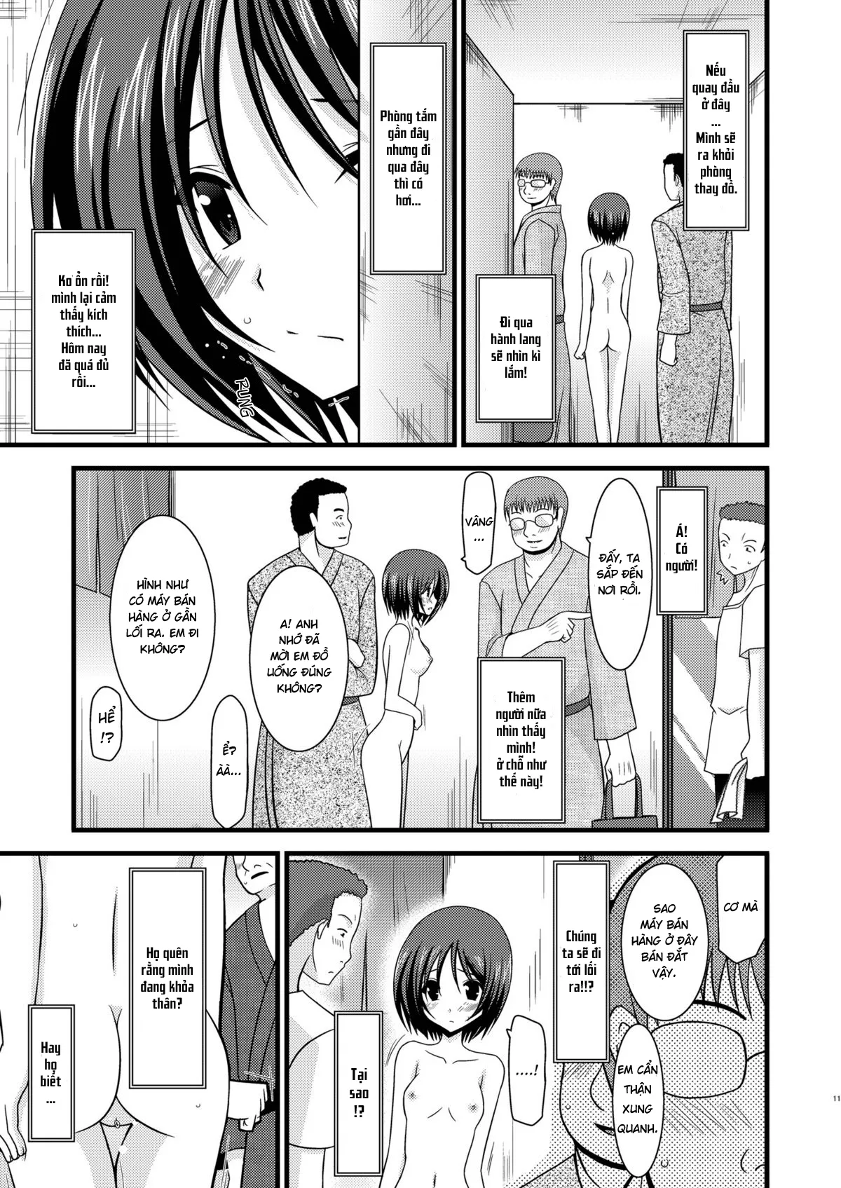 HentaiVN.net - Ảnh 9 - Cô gái thích khoả thân - Chap 11 (hết) [Roshutsu Shoujo Yuugi] - Chap 2