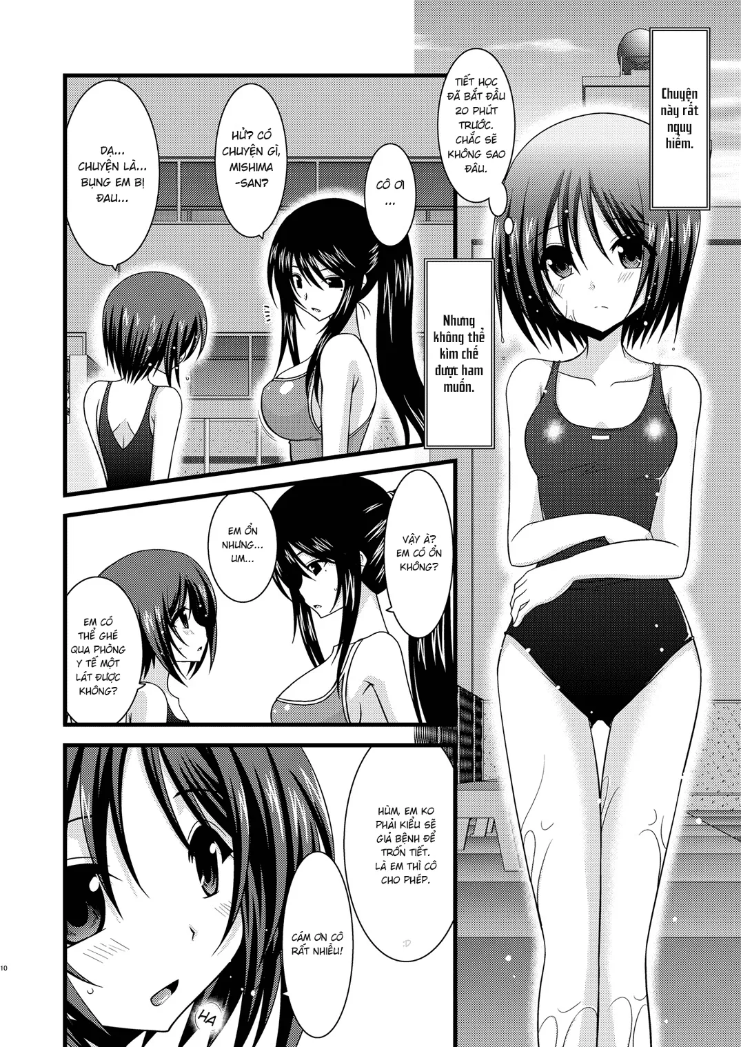 HentaiVN.net - Ảnh 10 - Cô gái thích khoả thân - Chap 11 (hết) [Roshutsu Shoujo Yuugi] - Chap 3