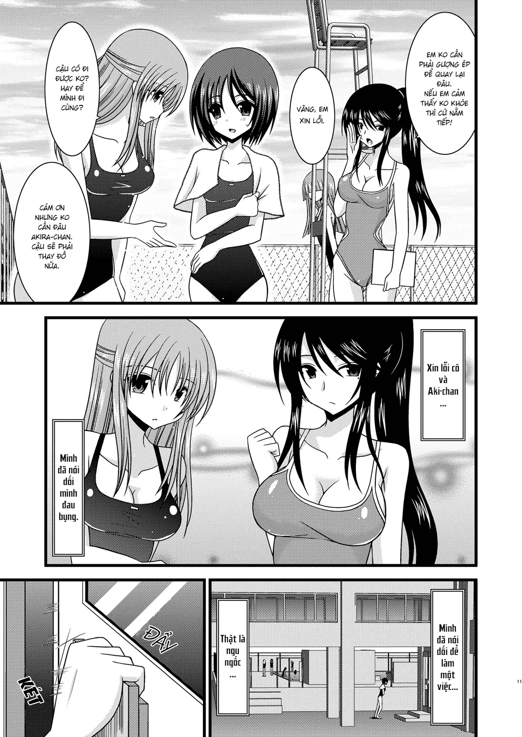 HentaiVN.net - Ảnh 11 - Cô gái thích khoả thân - Chap 11 (hết) [Roshutsu Shoujo Yuugi] - Chap 3