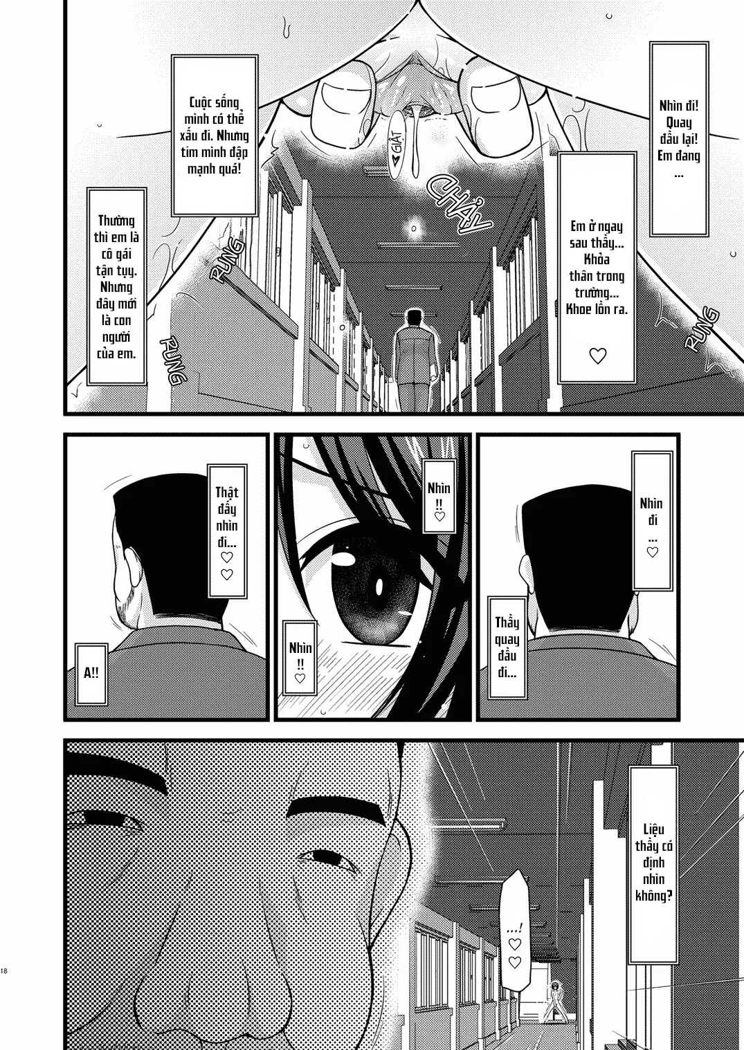 HentaiVN.net - Ảnh 18 - Cô gái thích khoả thân - Chap 11 (hết) [Roshutsu Shoujo Yuugi] - Chap 3