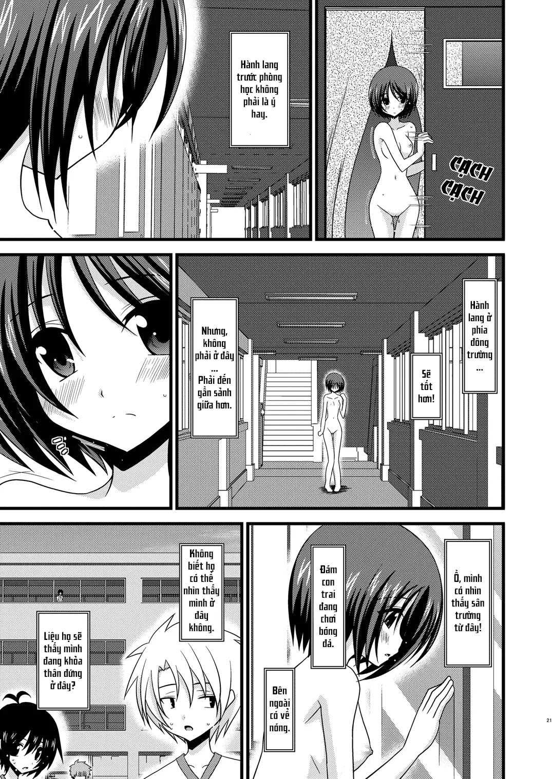 HentaiVN.net - Ảnh 21 - Cô gái thích khoả thân - Chap 11 (hết) [Roshutsu Shoujo Yuugi] - Chap 3