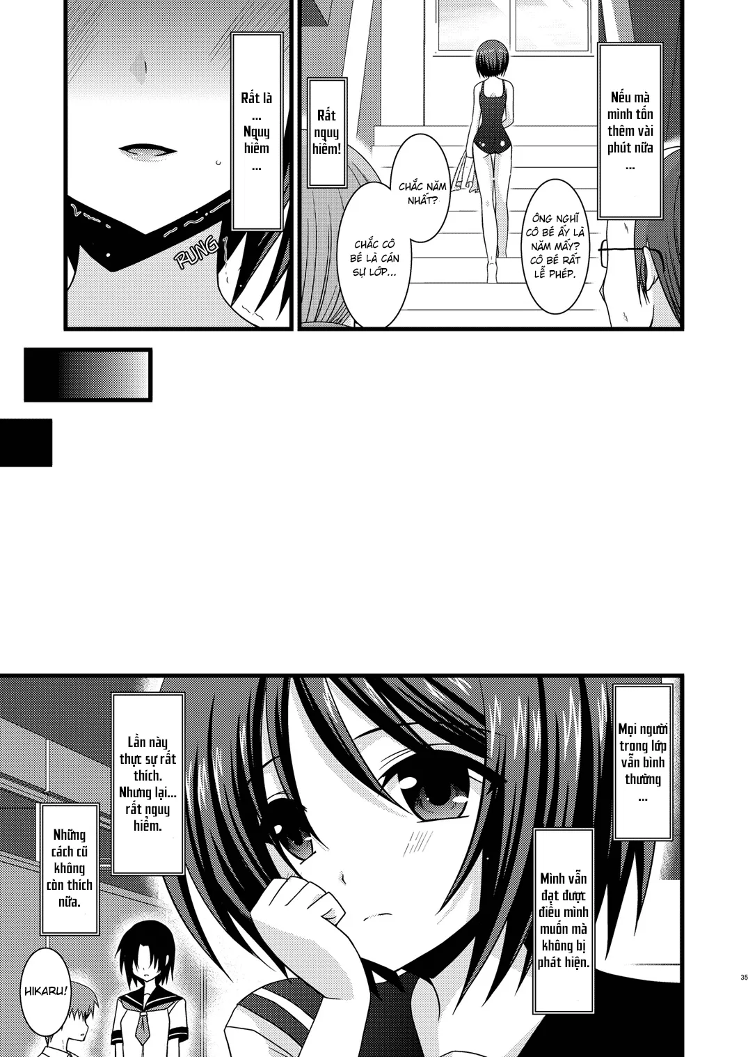 HentaiVN.net - Ảnh 35 - Cô gái thích khoả thân - Chap 11 (hết) [Roshutsu Shoujo Yuugi] - Chap 3