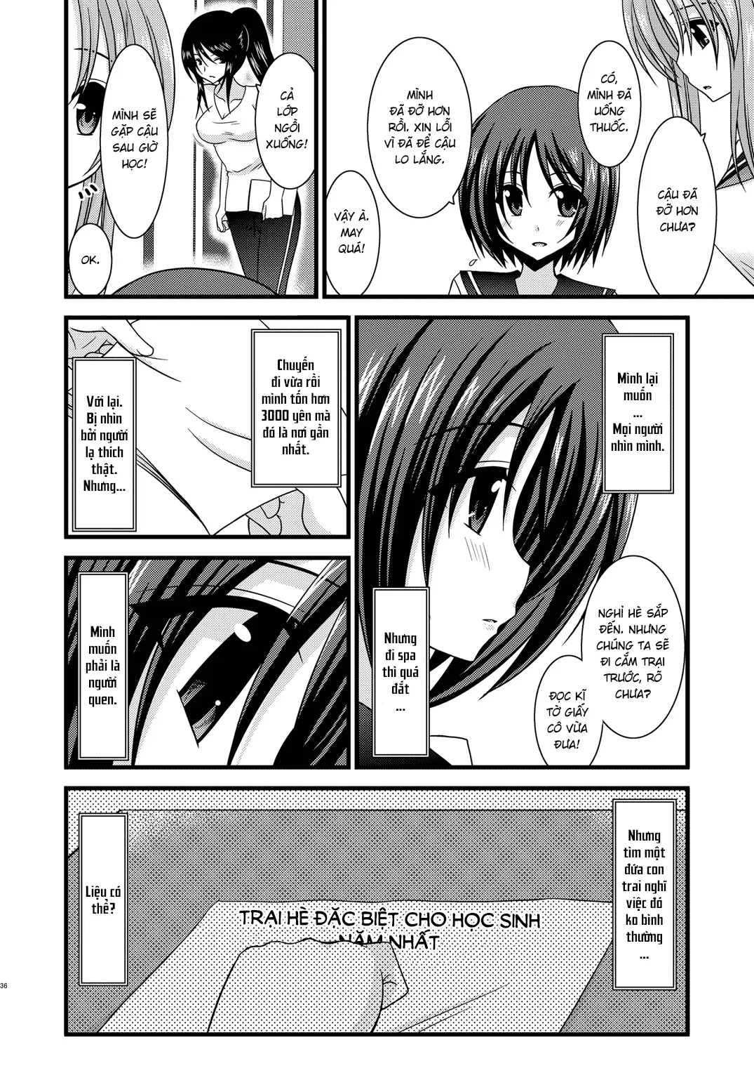 HentaiVN.net - Ảnh 36 - Cô gái thích khoả thân - Chap 11 (hết) [Roshutsu Shoujo Yuugi] - Chap 3