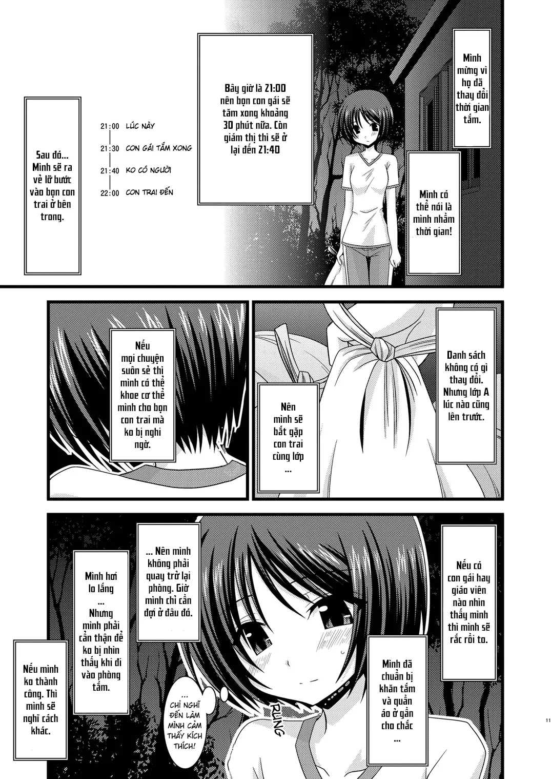 HentaiVN.net - Ảnh 11 - Cô gái thích khoả thân - Chap 11 (hết) [Roshutsu Shoujo Yuugi] - Chap 4