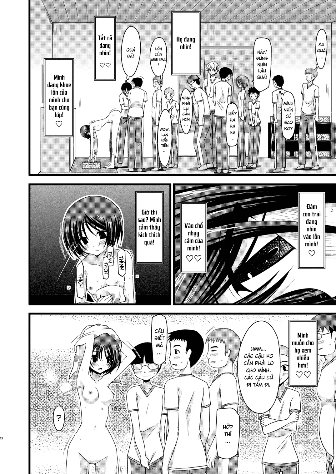 HentaiVN.net - Ảnh 22 - Cô gái thích khoả thân - Chap 11 (hết) [Roshutsu Shoujo Yuugi] - Chap 4