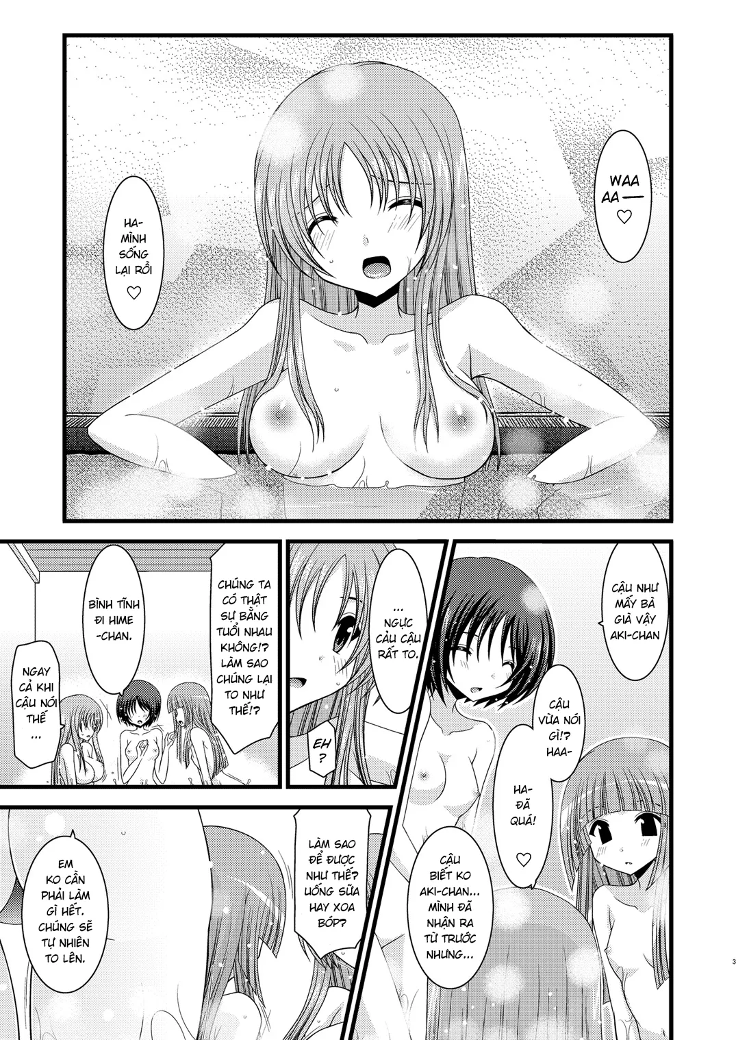 HentaiVN.net - Ảnh 3 - Cô gái thích khoả thân - Chap 11 (hết) [Roshutsu Shoujo Yuugi] - Chap 4