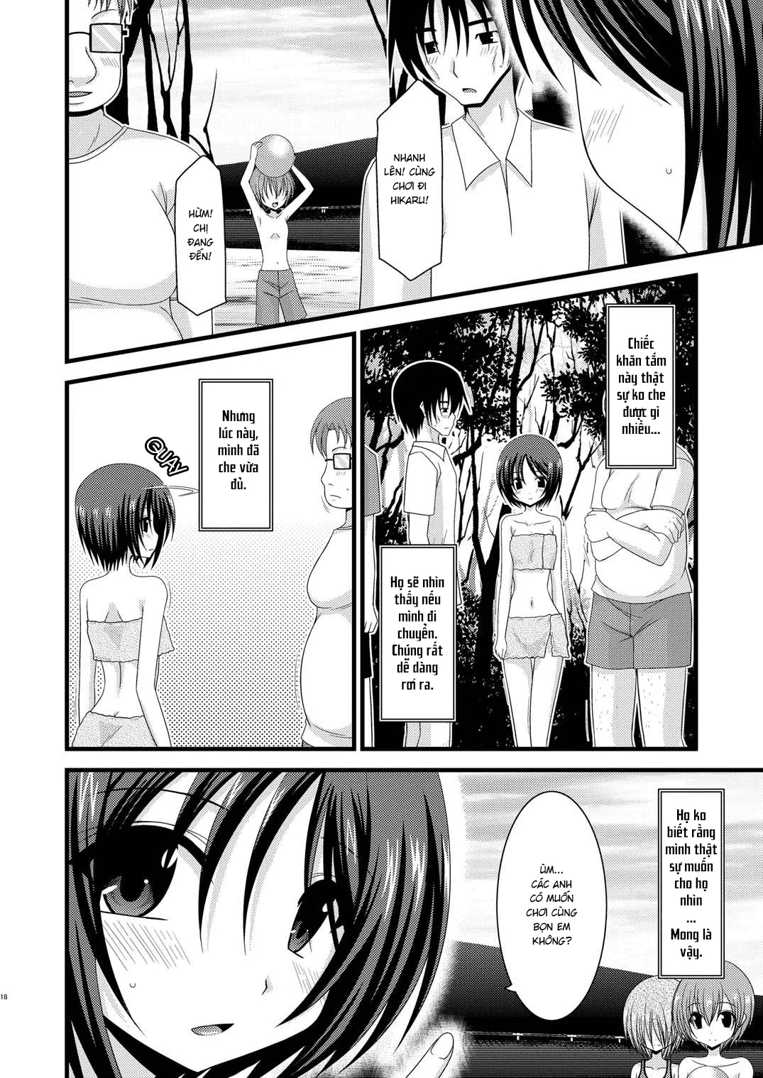 HentaiVN.net - Ảnh 18 - Cô gái thích khoả thân - Chap 11 (hết) [Roshutsu Shoujo Yuugi] - Chap 5