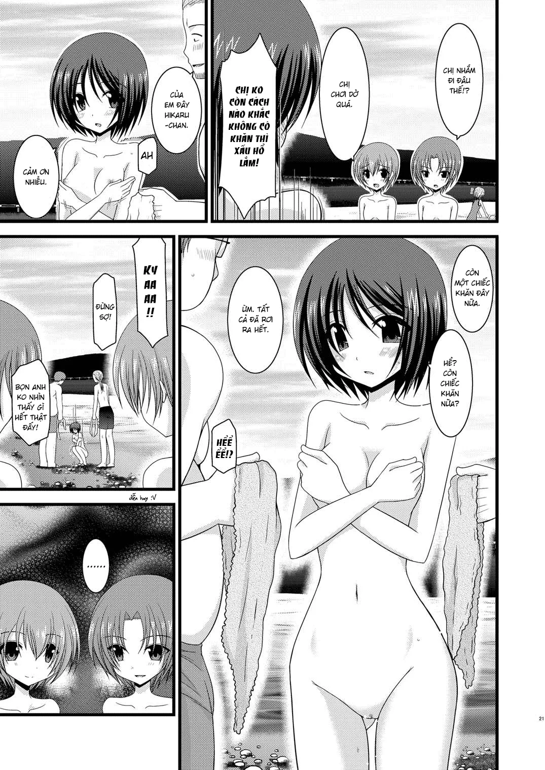 HentaiVN.net - Ảnh 21 - Cô gái thích khoả thân - Chap 11 (hết) [Roshutsu Shoujo Yuugi] - Chap 5