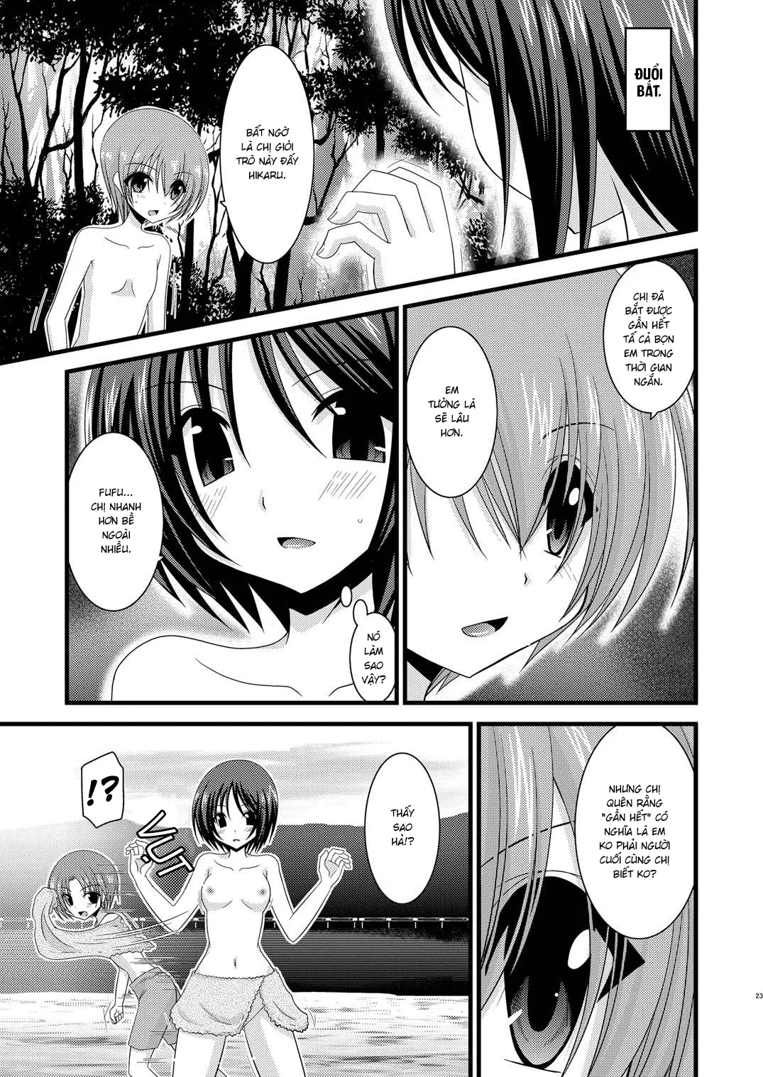 HentaiVN.net - Ảnh 23 - Cô gái thích khoả thân - Chap 11 (hết) [Roshutsu Shoujo Yuugi] - Chap 5
