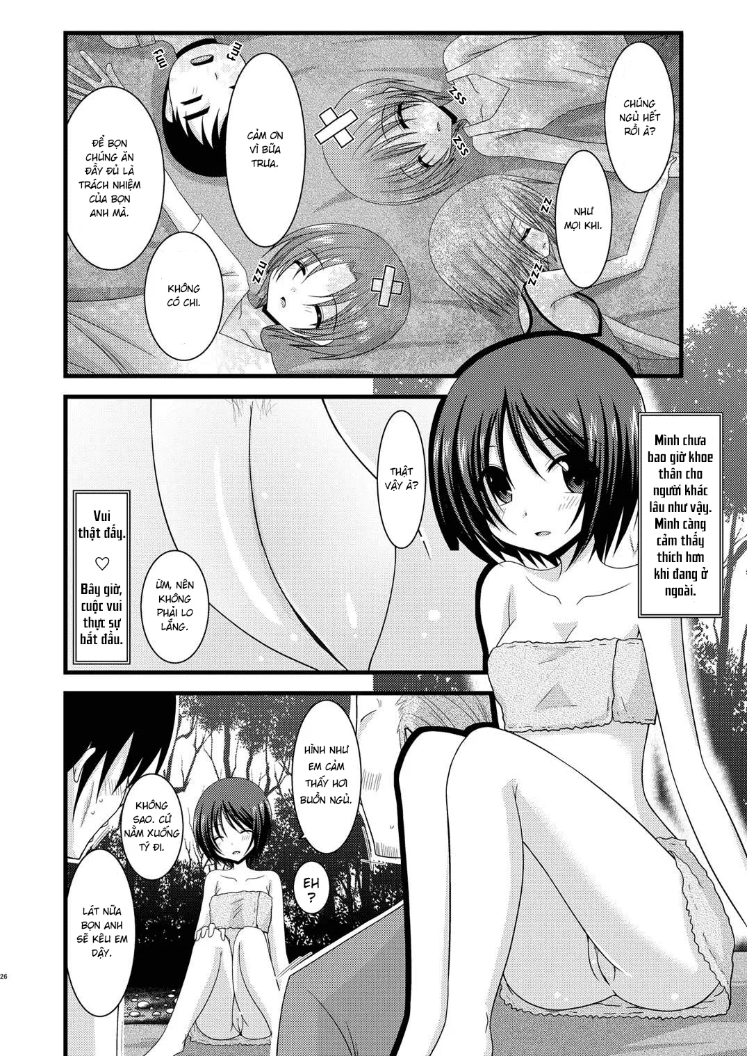 HentaiVN.net - Ảnh 26 - Cô gái thích khoả thân - Chap 11 (hết) [Roshutsu Shoujo Yuugi] - Chap 5