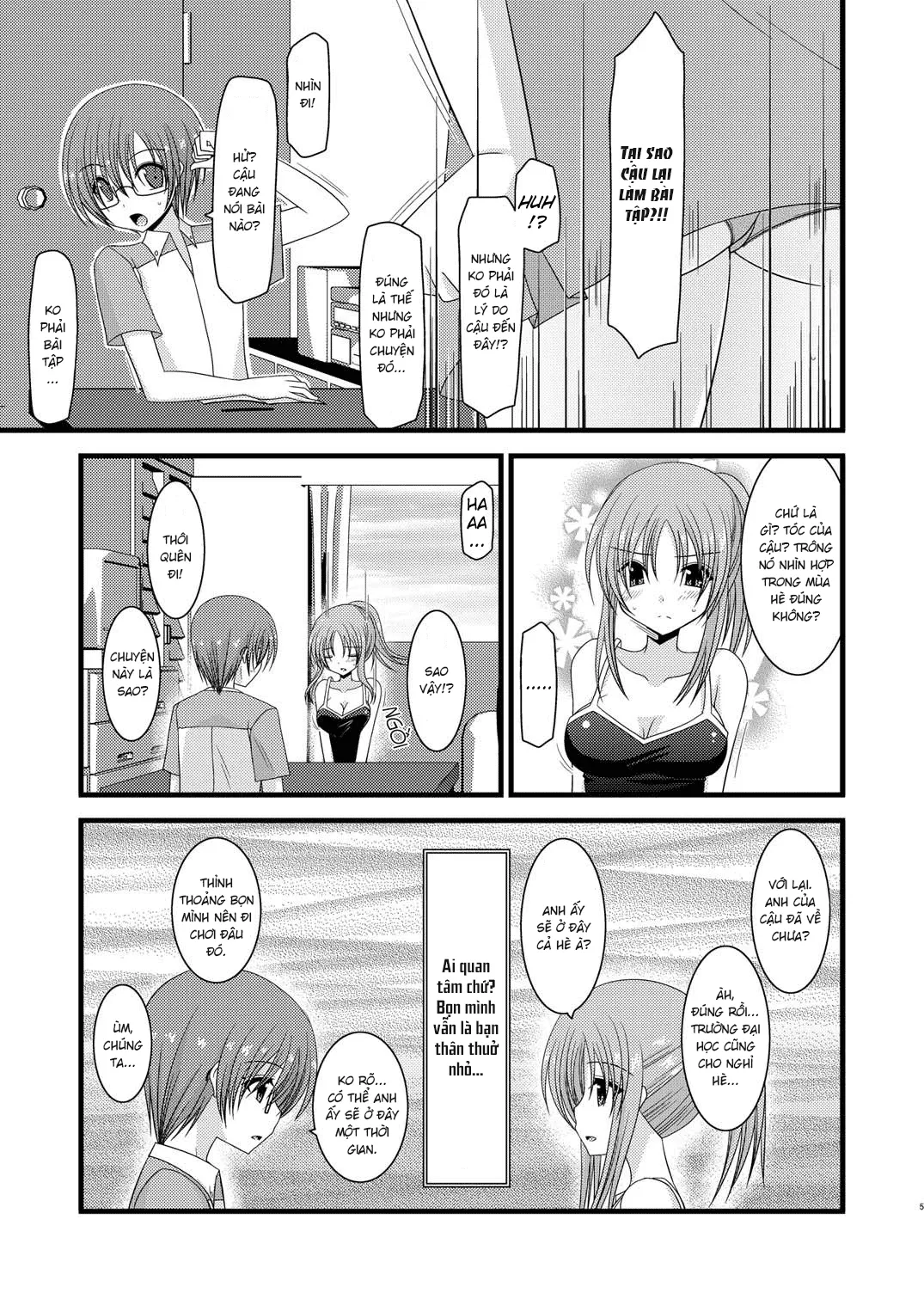 HentaiVN.net - Ảnh 5 - Cô gái thích khoả thân - Chap 11 (hết) [Roshutsu Shoujo Yuugi] - Chap 5