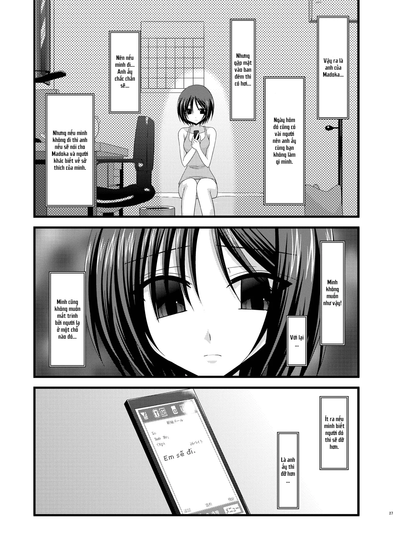 HentaiVN.net - Ảnh 27 - Cô gái thích khoả thân - Chap 11 (hết) [Roshutsu Shoujo Yuugi] - Chap 6