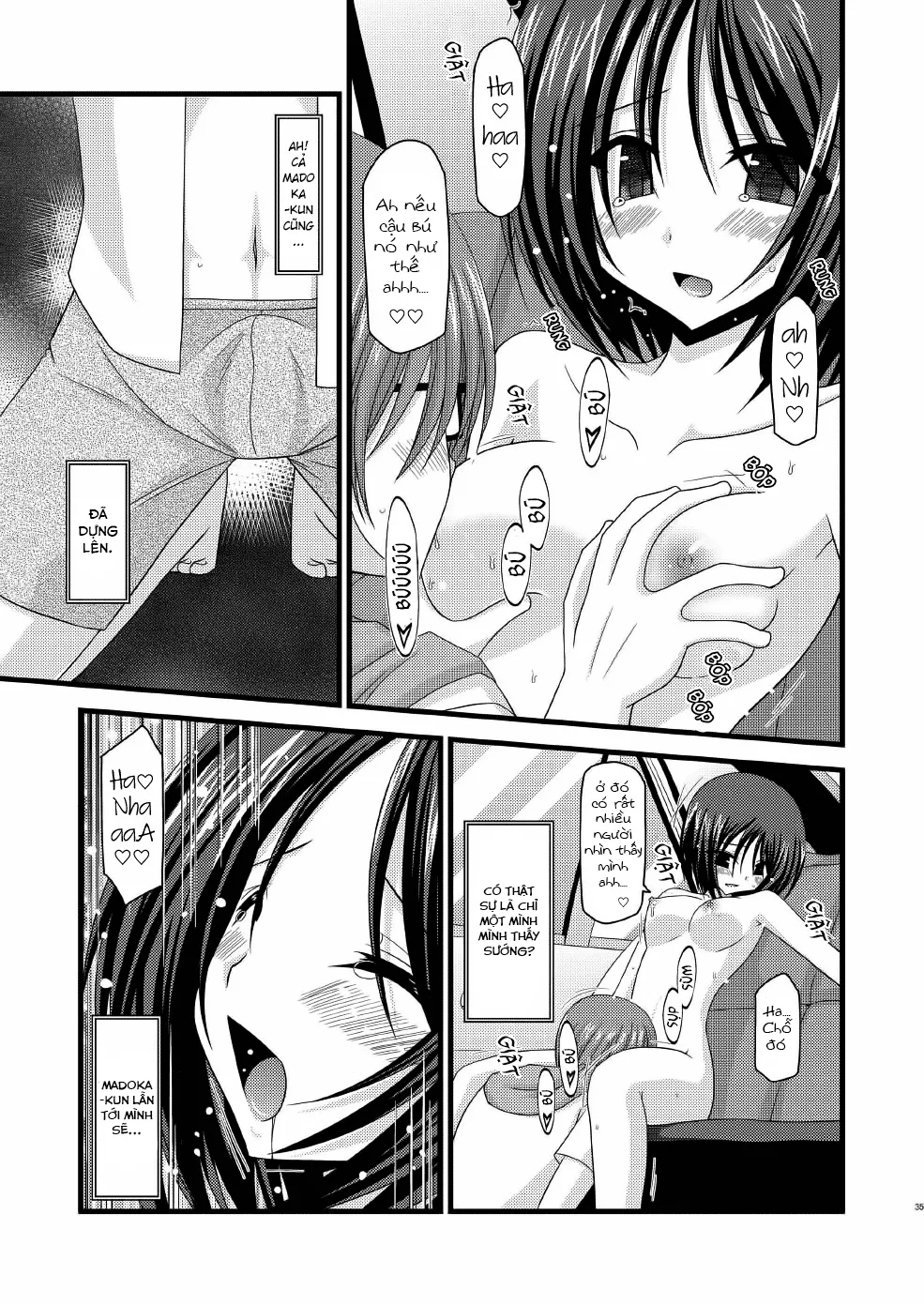HentaiVN.net - Ảnh 35 - Cô gái thích khoả thân - Chap 11 (hết) [Roshutsu Shoujo Yuugi] - Chap 7