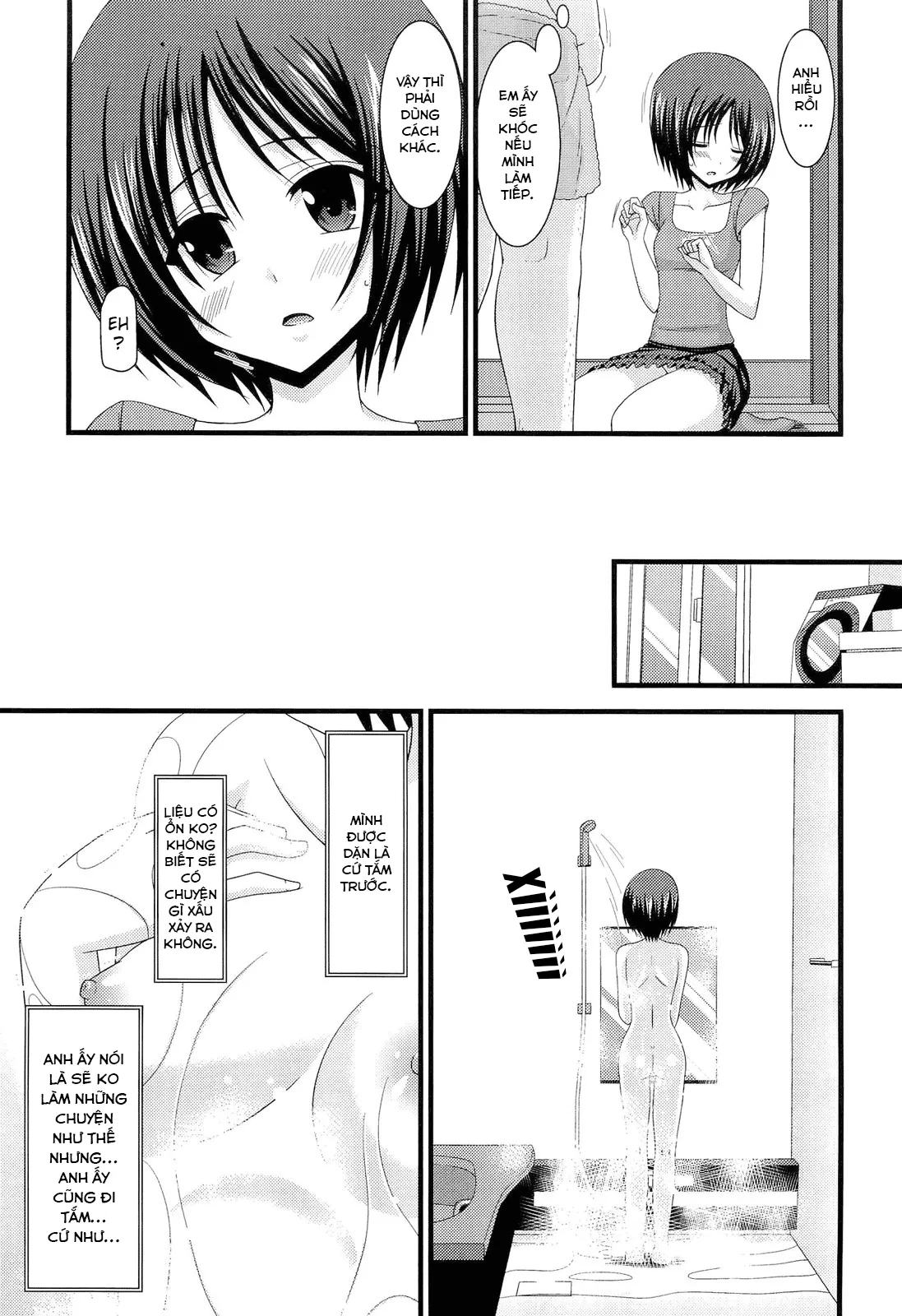 HentaiVN.net - Ảnh 13 - Cô gái thích khoả thân - Chap 11 (hết) [Roshutsu Shoujo Yuugi] - Chap 8
