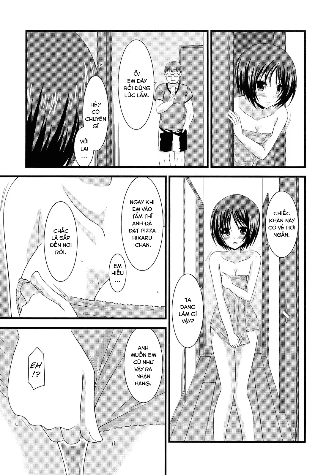 HentaiVN.net - Ảnh 15 - Cô gái thích khoả thân - Chap 11 (hết) [Roshutsu Shoujo Yuugi] - Chap 8