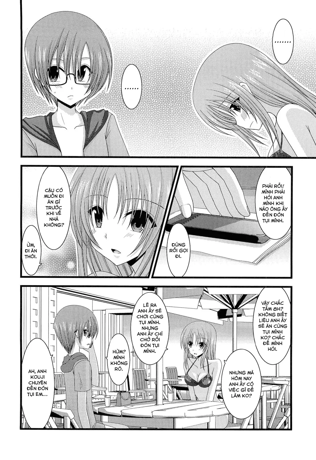 HentaiVN.net - Ảnh 6 - Cô gái thích khoả thân - Chap 11 (hết) [Roshutsu Shoujo Yuugi] - Chap 8