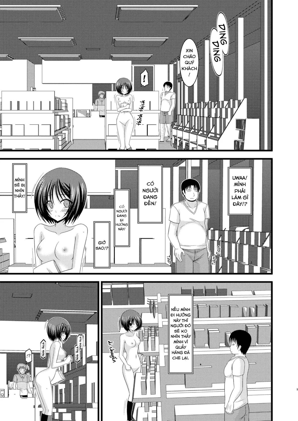 HentaiVN.net - Ảnh 10 - Cô gái thích khoả thân - Chap 11 (hết) [Roshutsu Shoujo Yuugi] - Chap 9