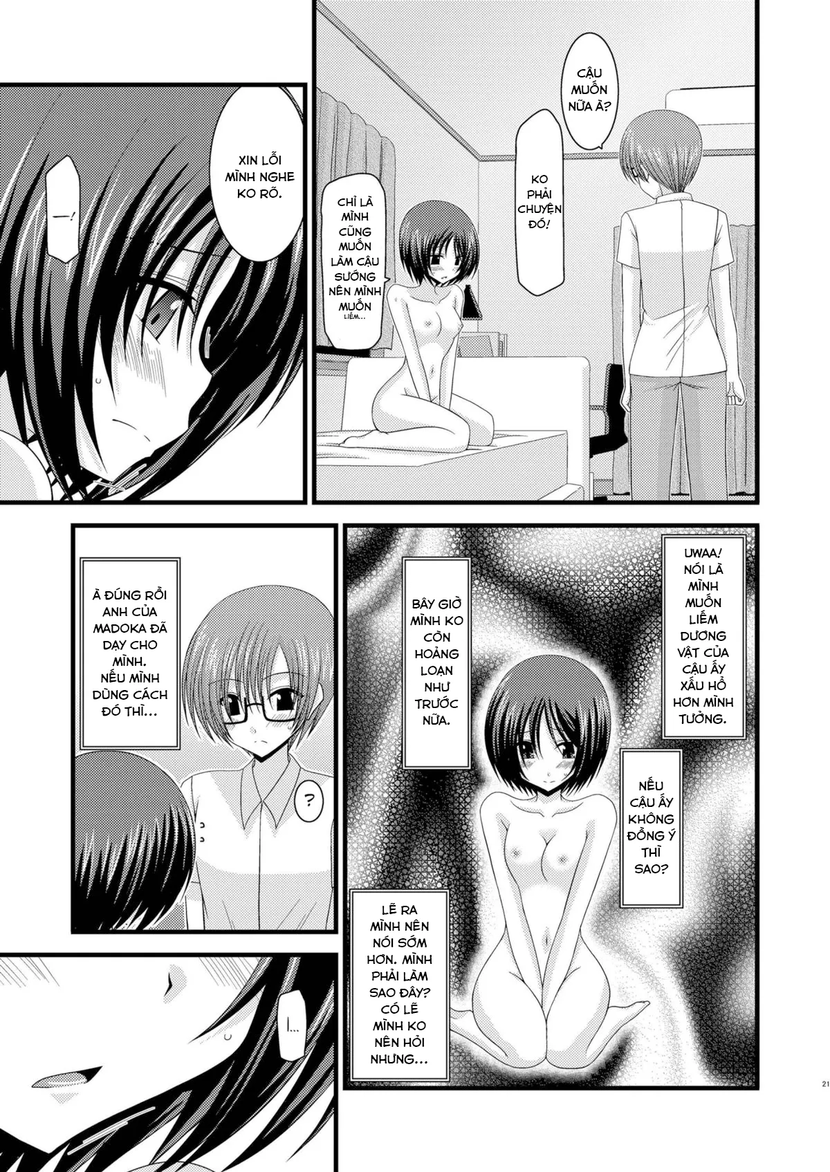 HentaiVN.net - Ảnh 23 - Cô gái thích khoả thân - Chap 11 (hết) [Roshutsu Shoujo Yuugi] - Chap 9