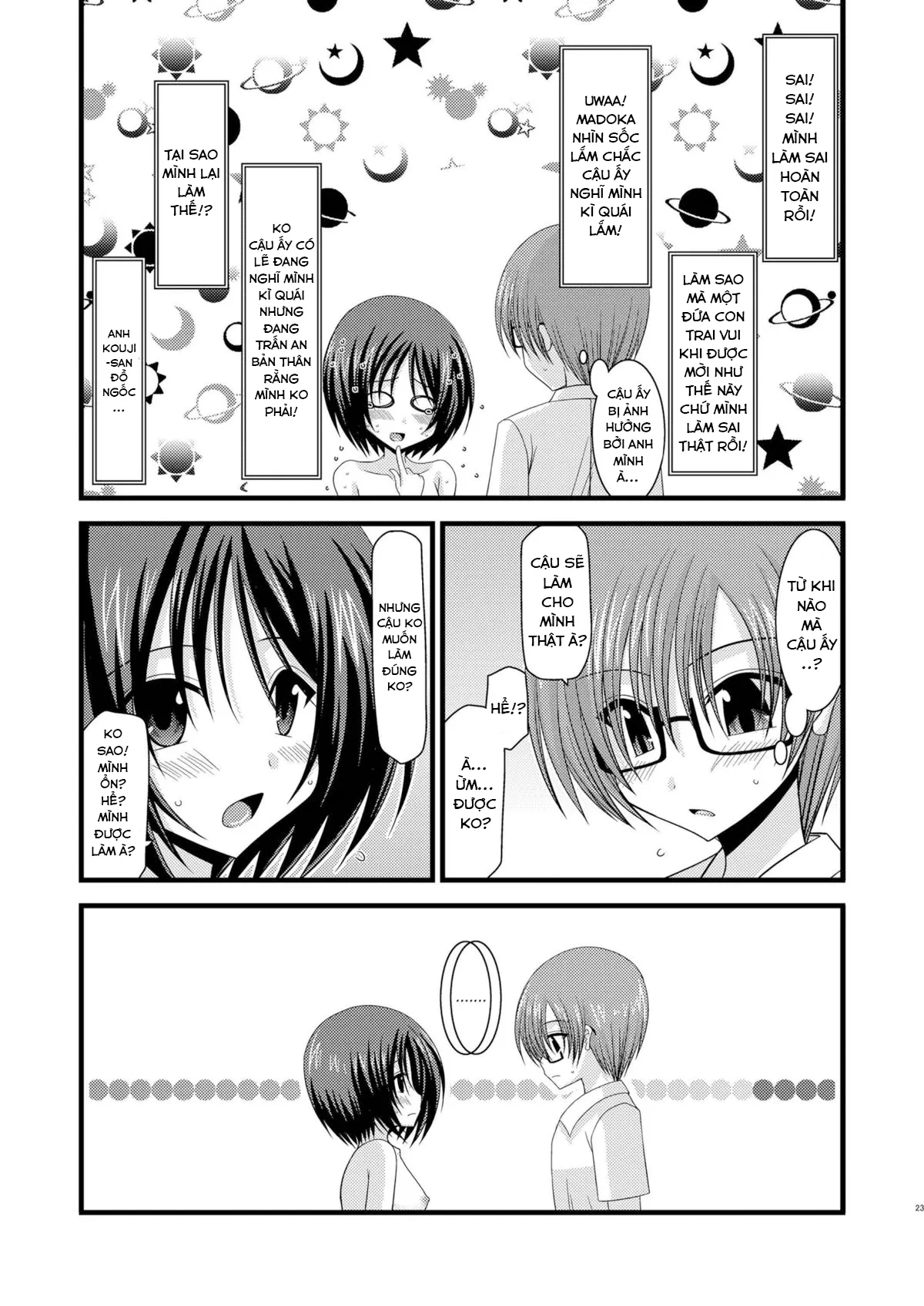 HentaiVN.net - Ảnh 25 - Cô gái thích khoả thân - Chap 11 (hết) [Roshutsu Shoujo Yuugi] - Chap 9
