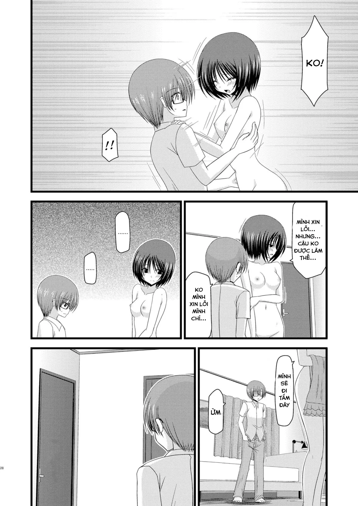 HentaiVN.net - Ảnh 30 - Cô gái thích khoả thân - Chap 11 (hết) [Roshutsu Shoujo Yuugi] - Chap 9