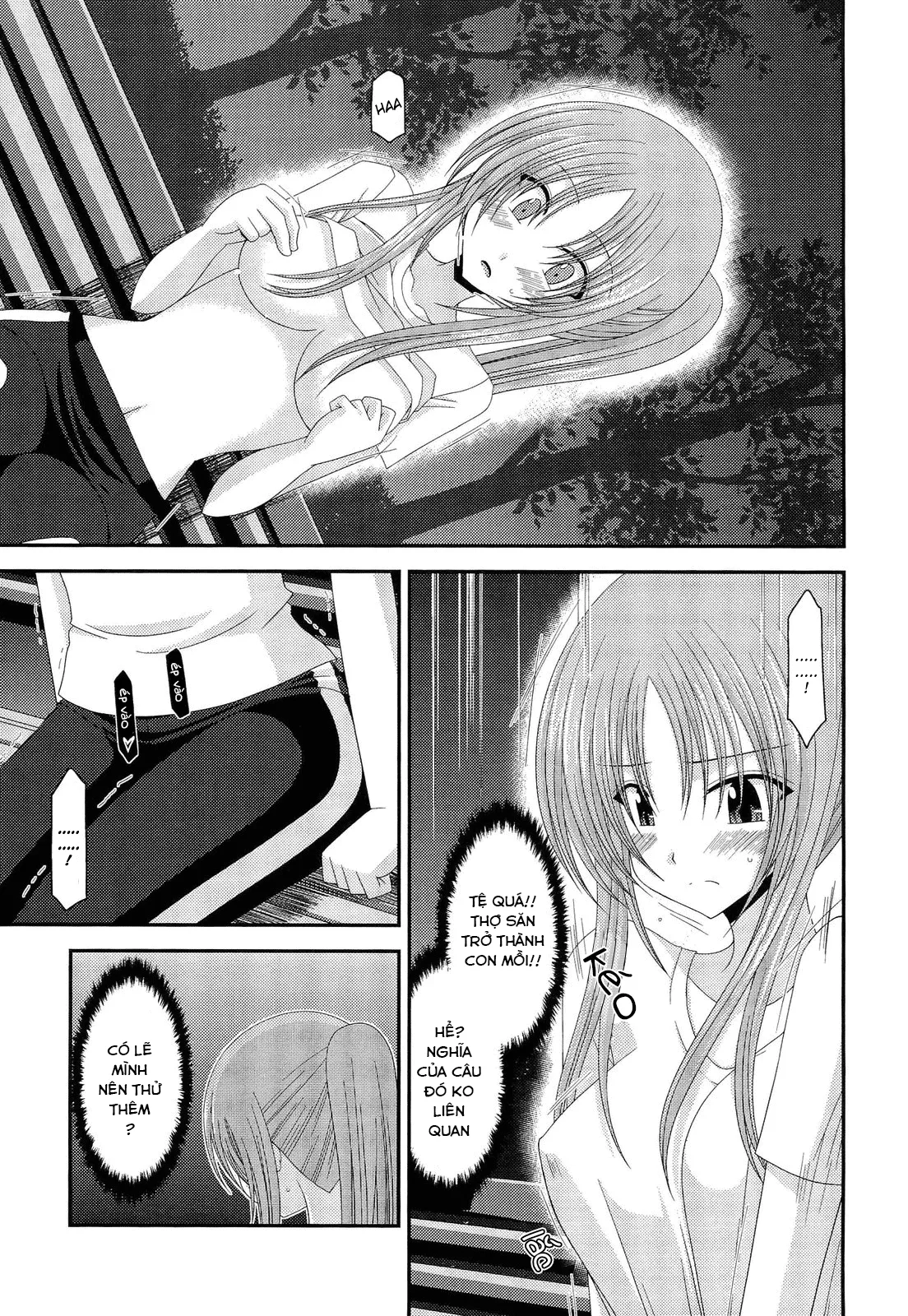 HentaiVN.net - Ảnh 9 - Cô gái thích khoả thân - Chap 11 (hết) [Roshutsu Shoujo Yuugi] - Chap 11 (END)