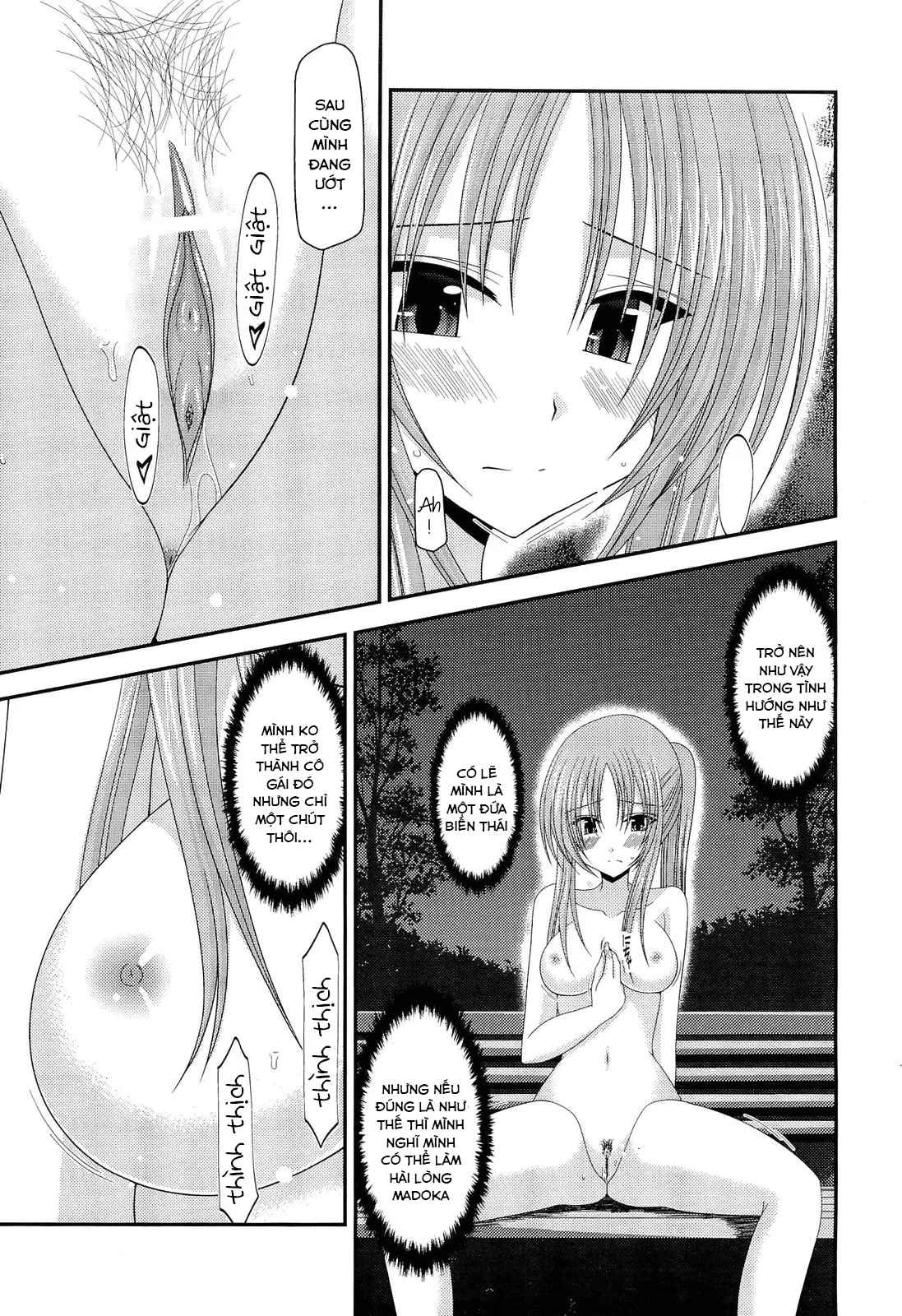 HentaiVN.net - Ảnh 13 - Cô gái thích khoả thân - Chap 11 (hết) [Roshutsu Shoujo Yuugi] - Chap 11 (END)