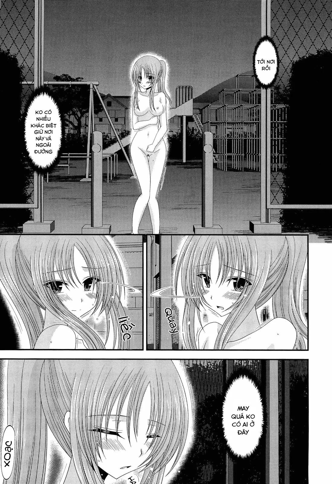 HentaiVN.net - Ảnh 15 - Cô gái thích khoả thân - Chap 11 (hết) [Roshutsu Shoujo Yuugi] - Chap 11 (END)
