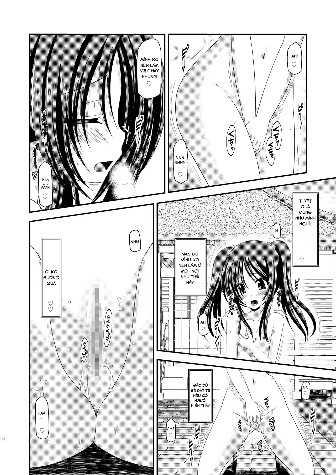 HentaiVN.net - Ảnh 16 - Cô gái thích khoả thân - Chap 11 (hết) [Roshutsu Shoujo Yuugi] - Ngoại truyện 1: Thủ dâm ở chùa