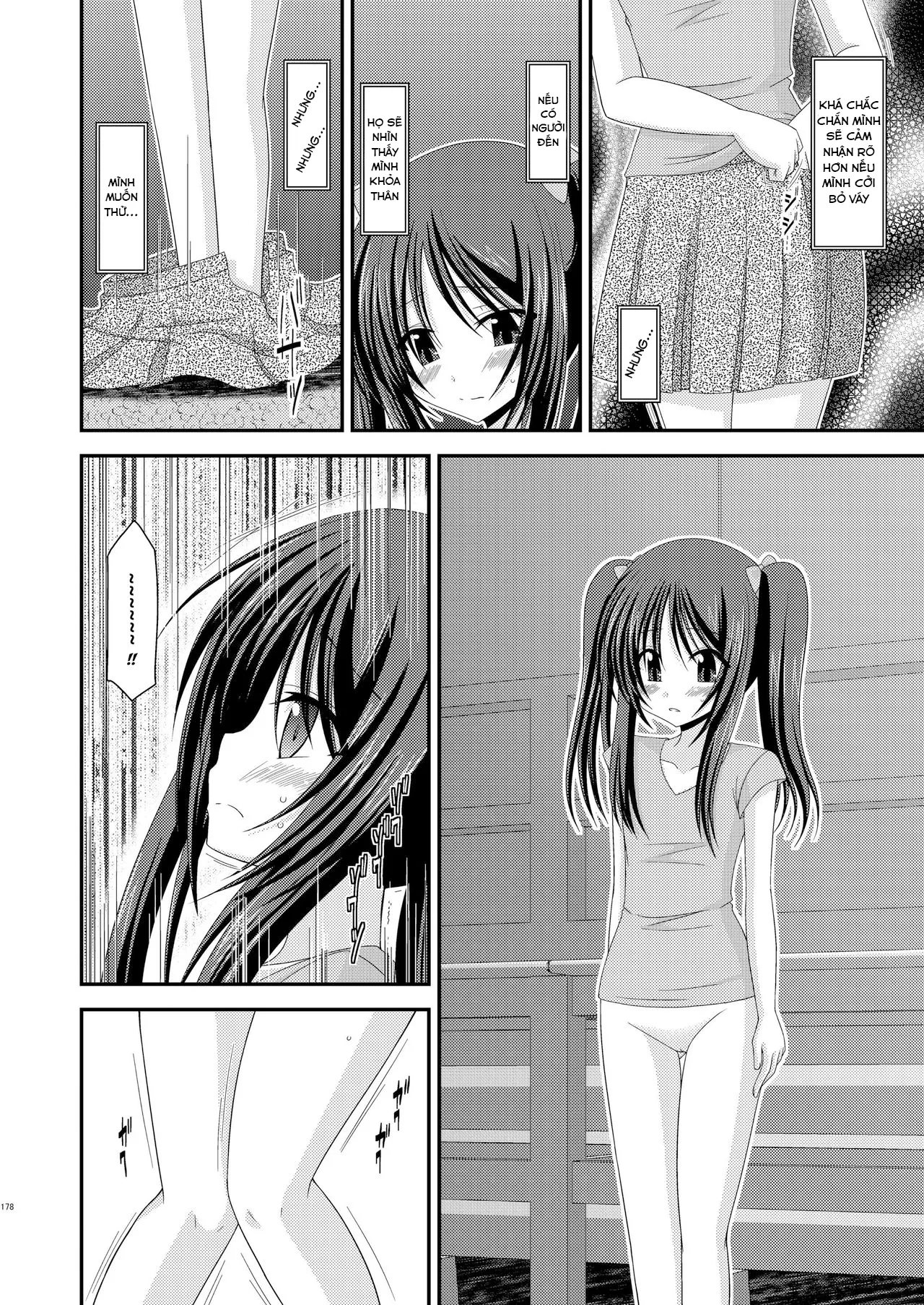 HentaiVN.net - Ảnh 8 - Cô gái thích khoả thân - Chap 11 (hết) [Roshutsu Shoujo Yuugi] - Ngoại truyện 1: Thủ dâm ở chùa