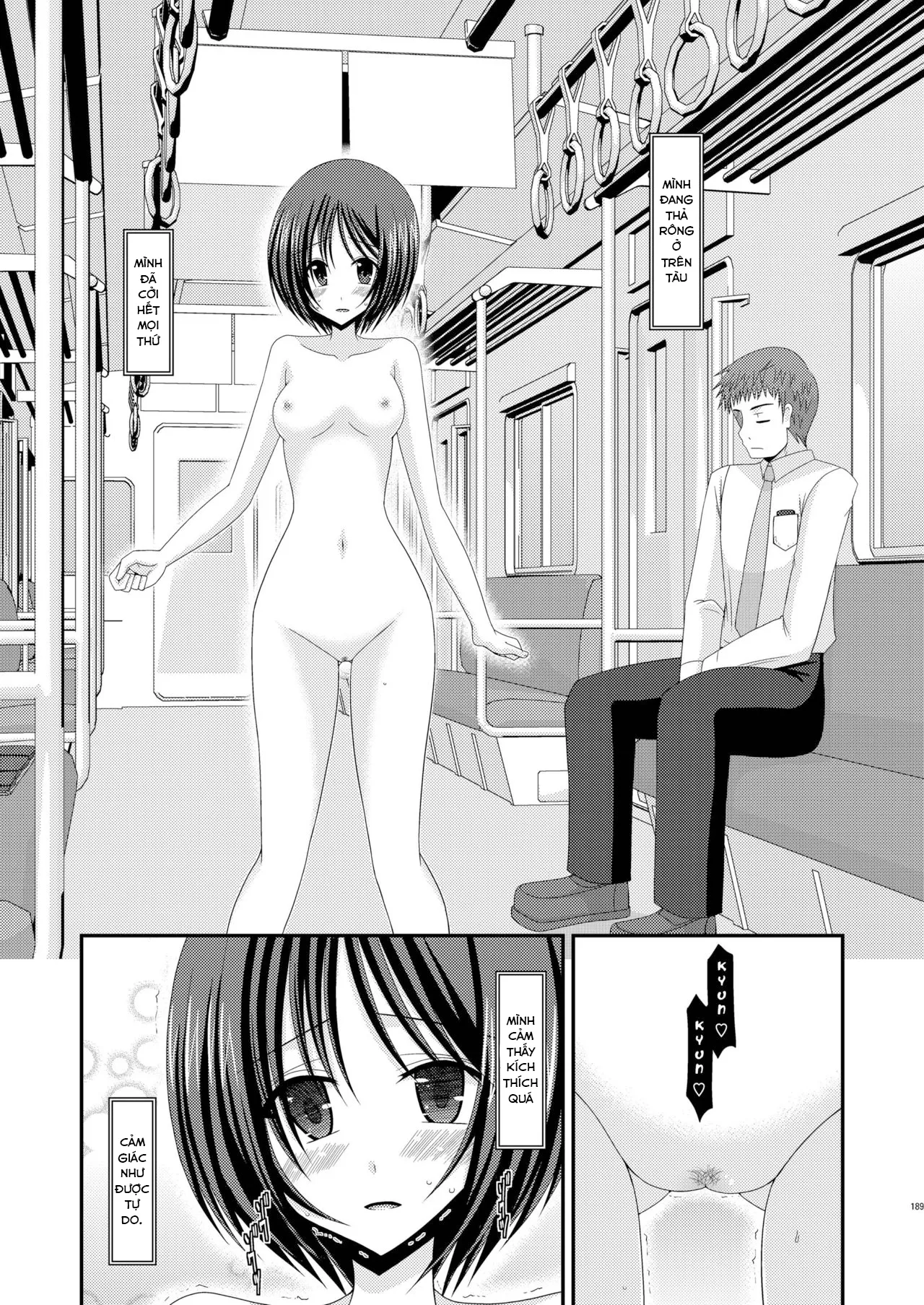 HentaiVN.net - Ảnh 11 - Cô gái thích khoả thân - Chap 11 (hết) [Roshutsu Shoujo Yuugi] - Ngoại truyện 2: Tàu điện