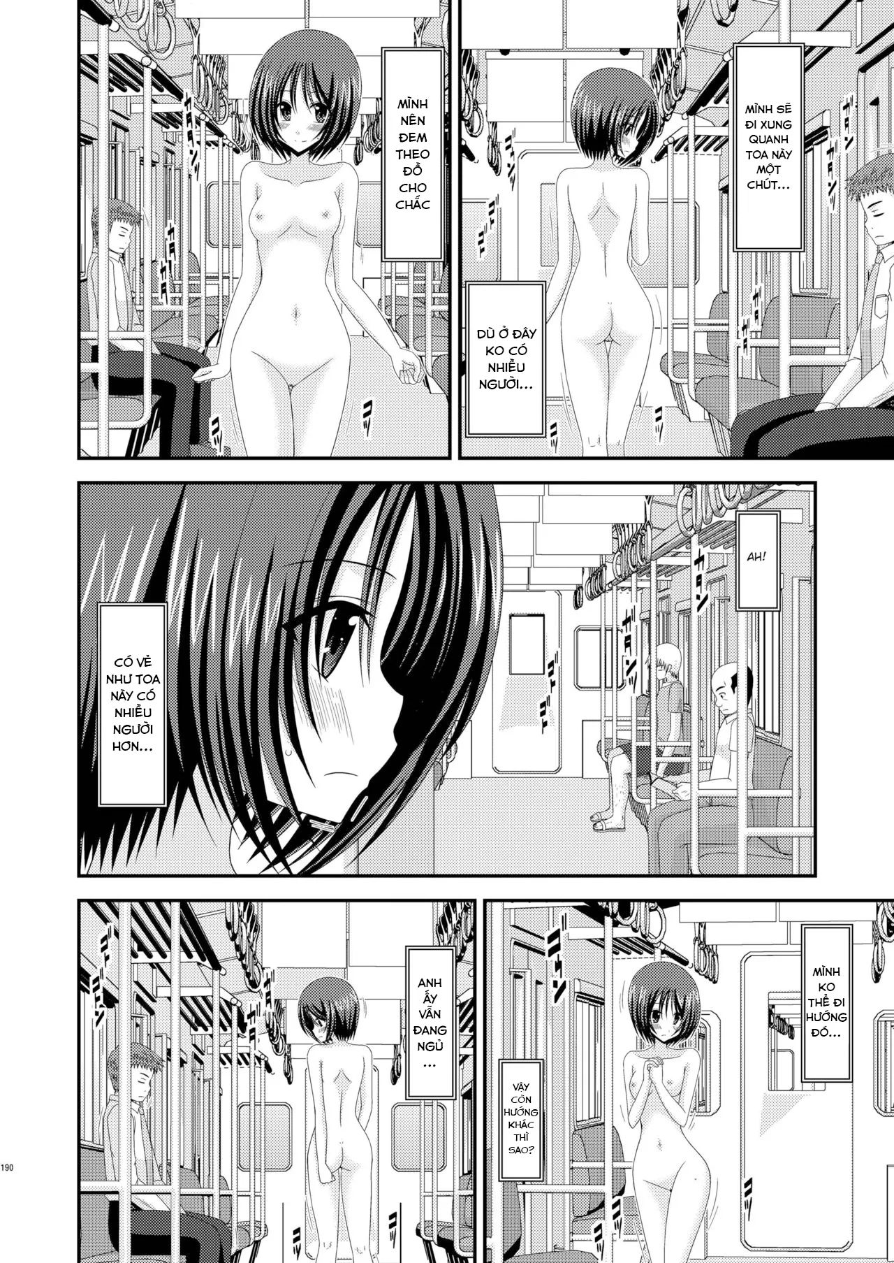 HentaiVN.net - Ảnh 12 - Cô gái thích khoả thân - Chap 11 (hết) [Roshutsu Shoujo Yuugi] - Ngoại truyện 2: Tàu điện