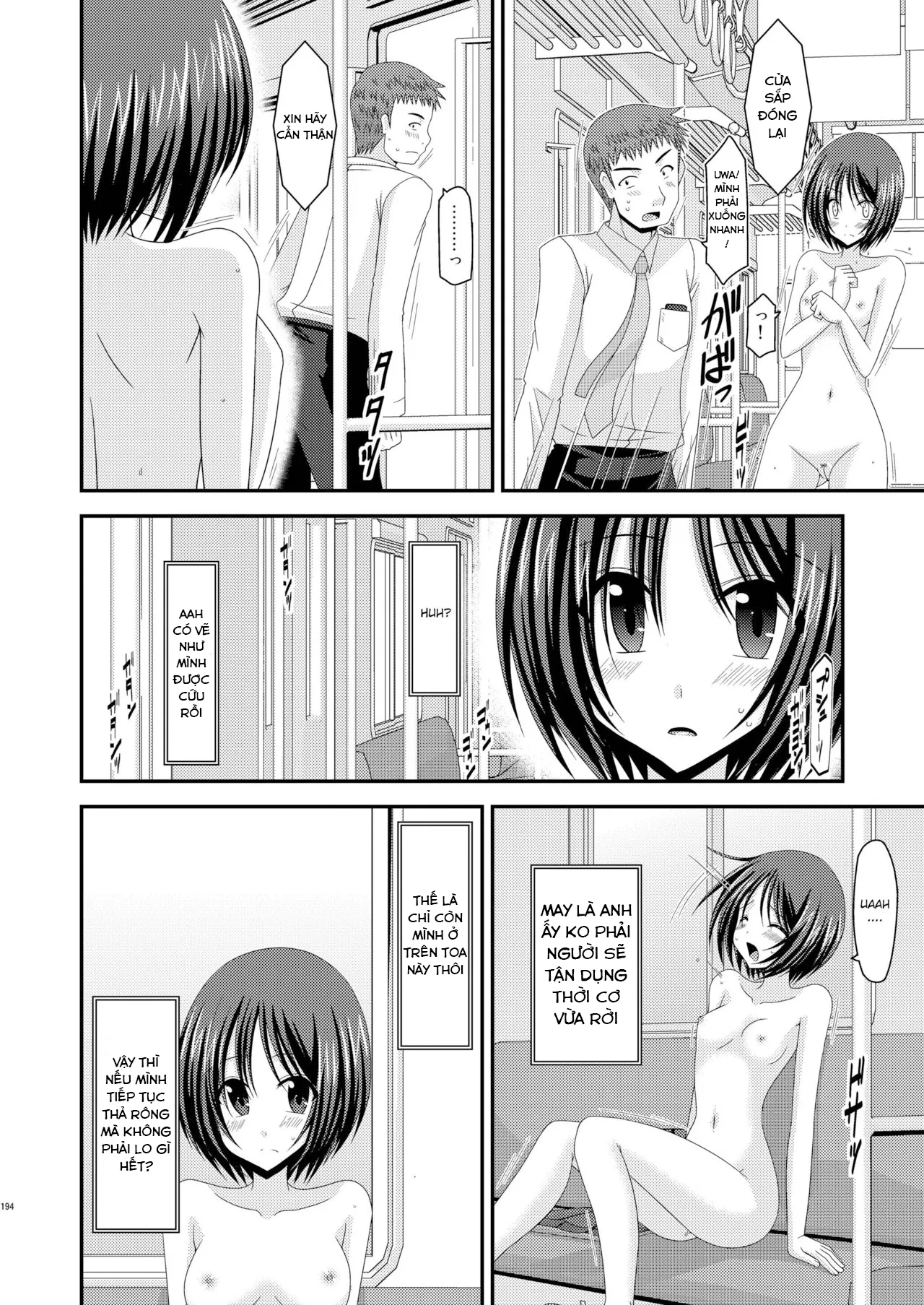 HentaiVN.net - Ảnh 16 - Cô gái thích khoả thân - Chap 11 (hết) [Roshutsu Shoujo Yuugi] - Ngoại truyện 2: Tàu điện
