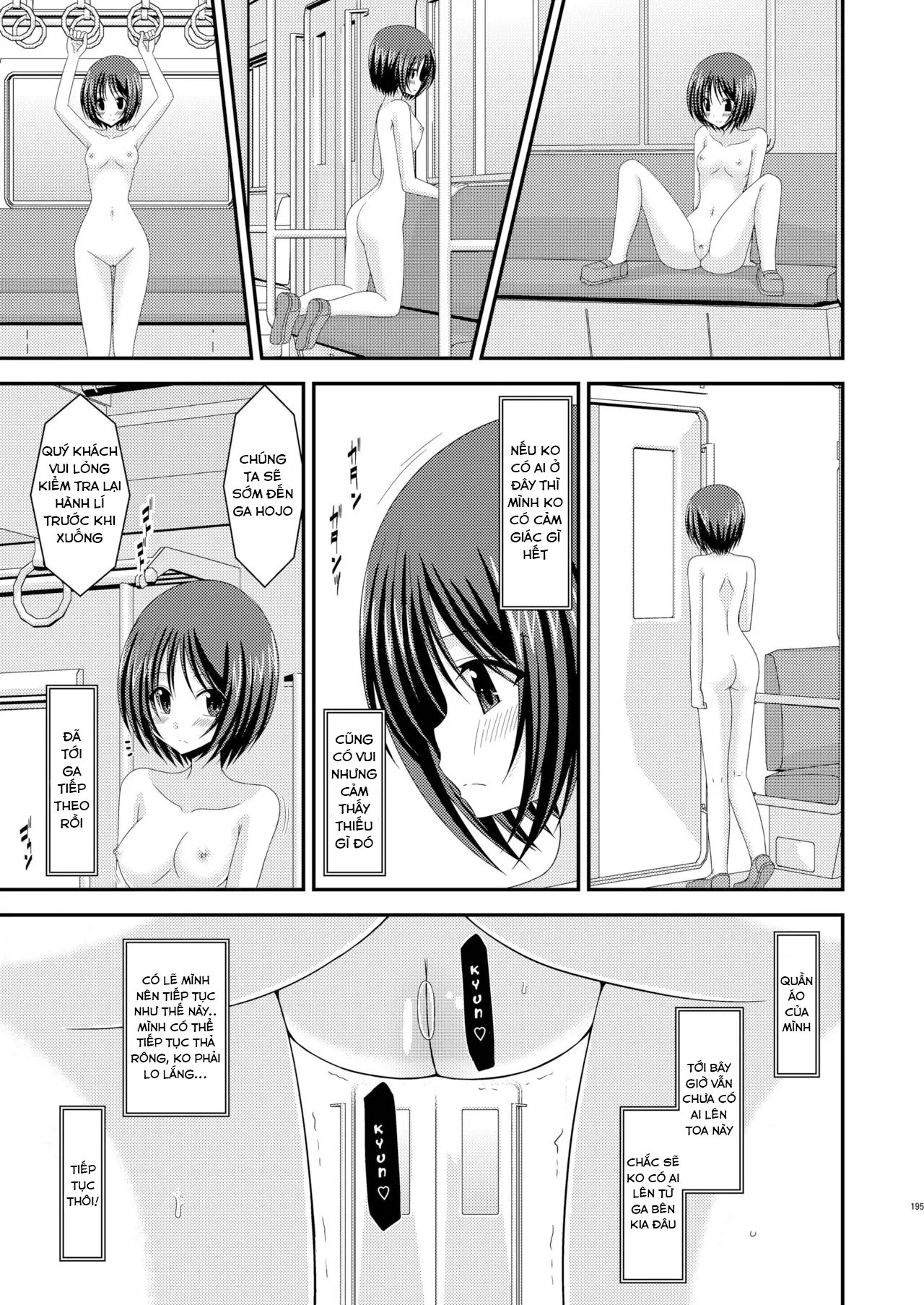 HentaiVN.net - Ảnh 17 - Cô gái thích khoả thân - Chap 11 (hết) [Roshutsu Shoujo Yuugi] - Ngoại truyện 2: Tàu điện