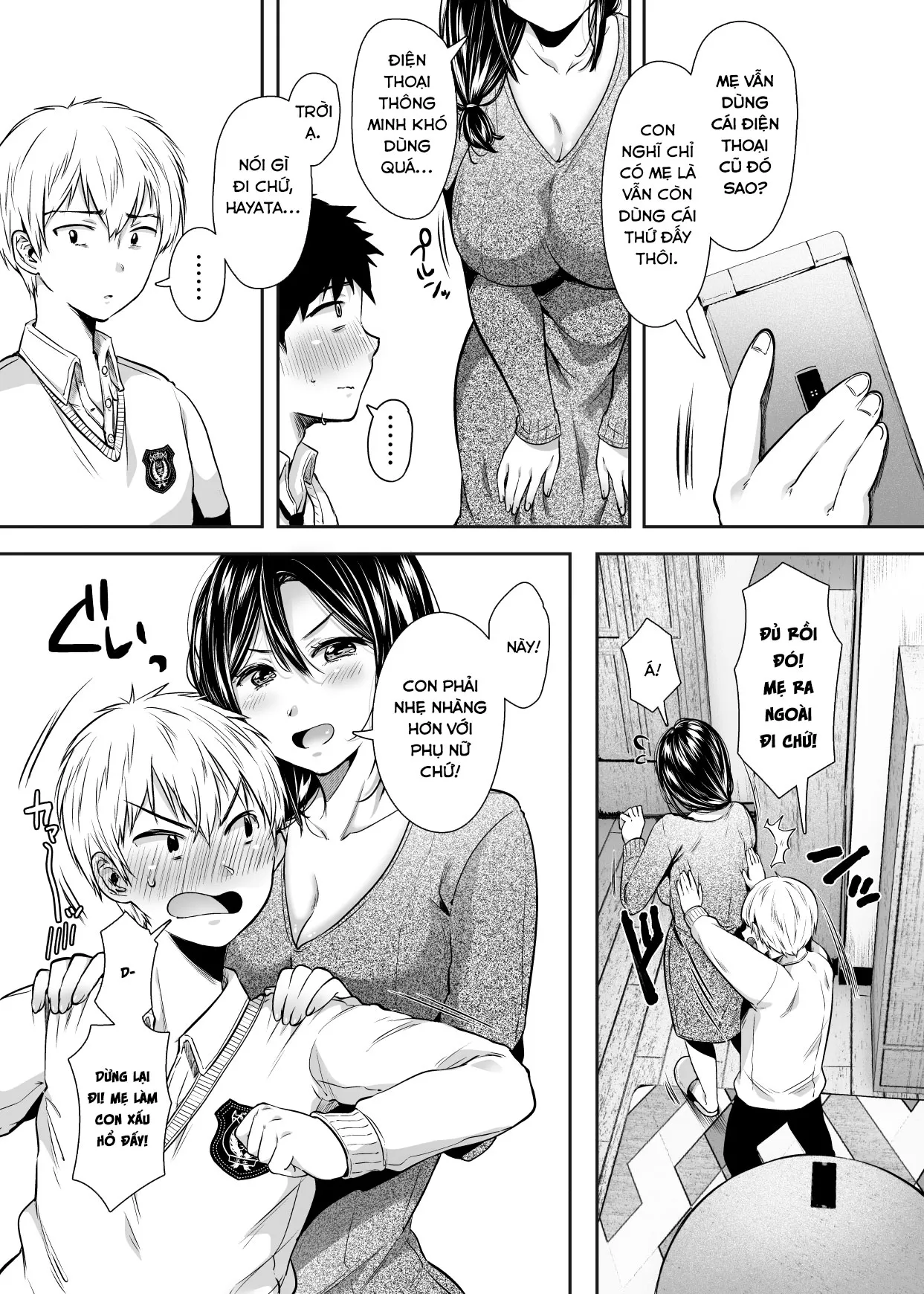HentaiVN.net - Ảnh 5 - My Friend's Mom Became My Fuck Buddy. [Tomodachi no Okaa-san to SeFri ni Narimashita.] - Chap 1.1