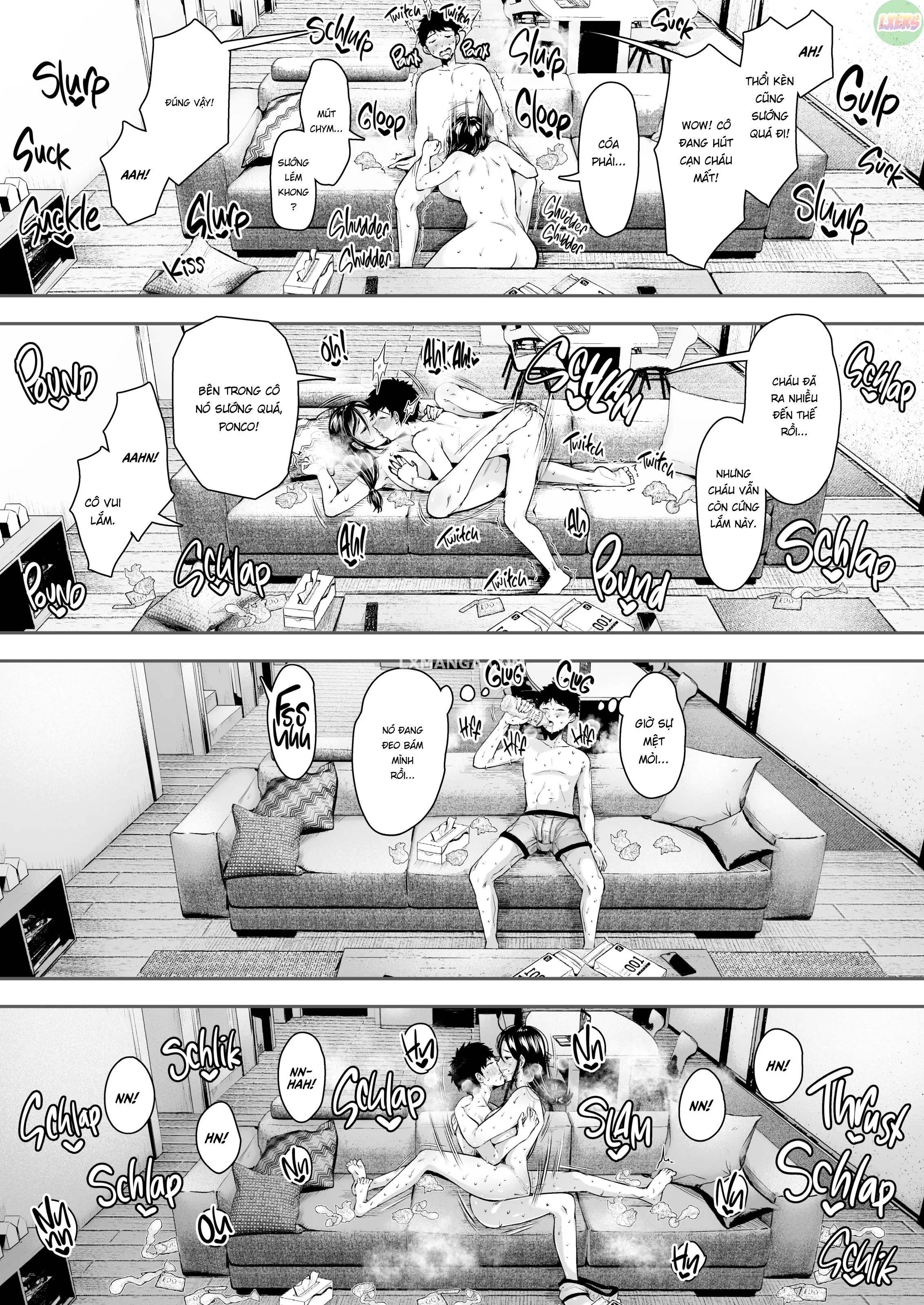 HentaiVN.net - Ảnh 47 - My Friend's Mom Became My Fuck Buddy. [Tomodachi no Okaa-san to SeFri ni Narimashita.] - Oneshot - Không che