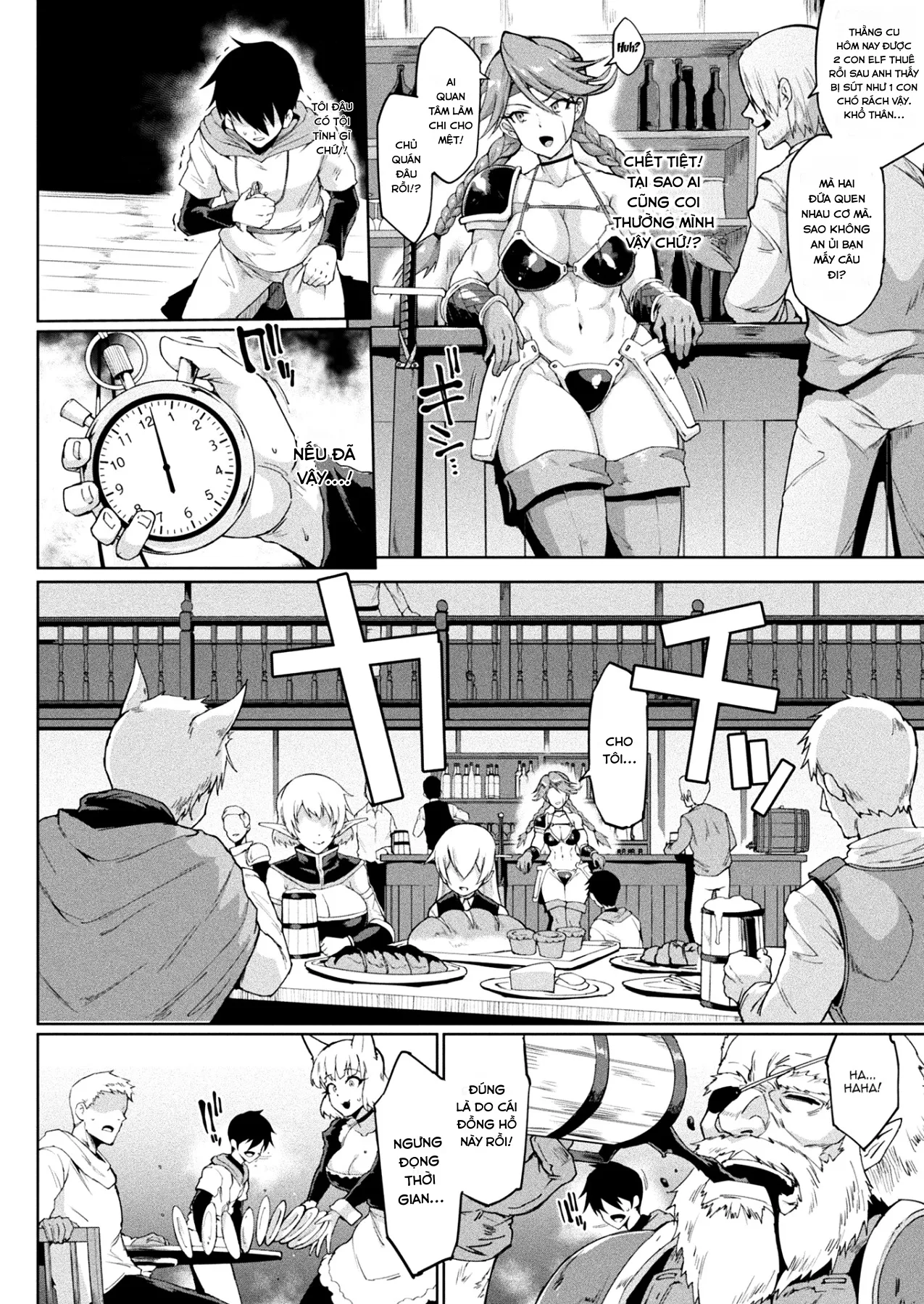 HentaiVN.net - Ảnh 7 - Time stop fantasia - Chap 1