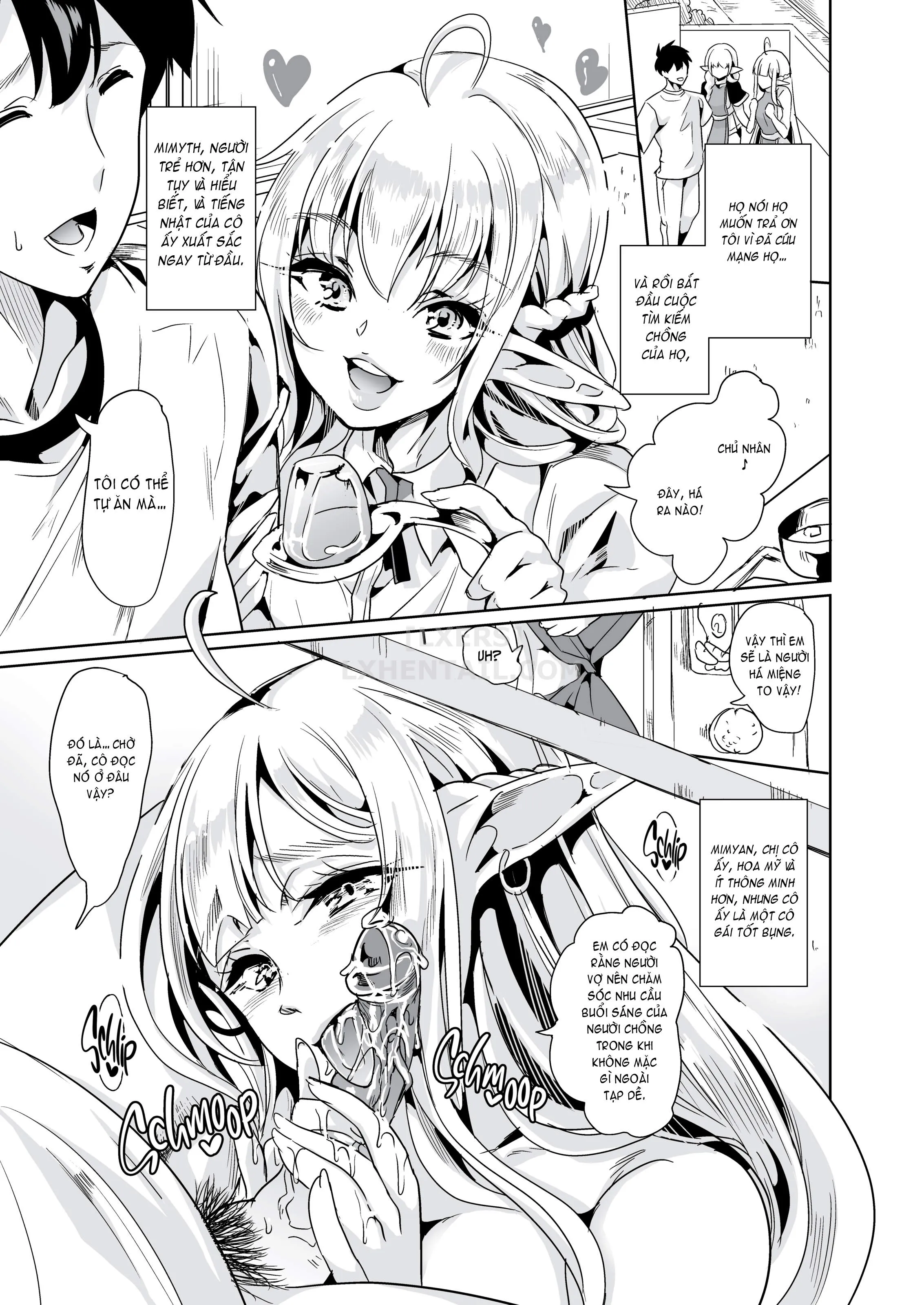 HentaiVN.net - Ảnh 10 - Slutty Elf Sisters Seeking a Husband - Chap 1